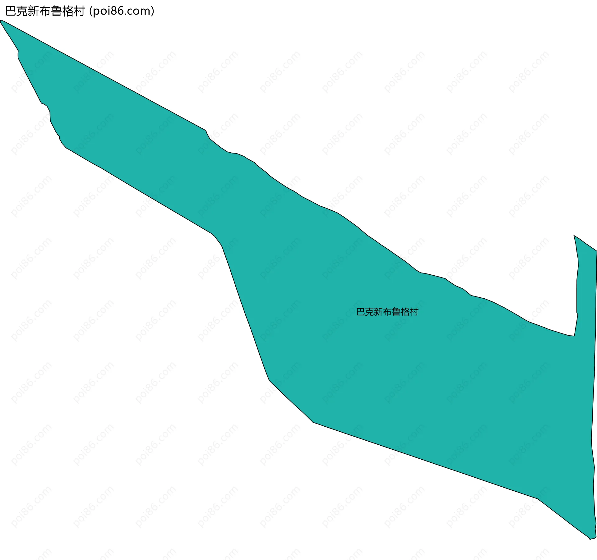 巴克新布鲁格村边界地图