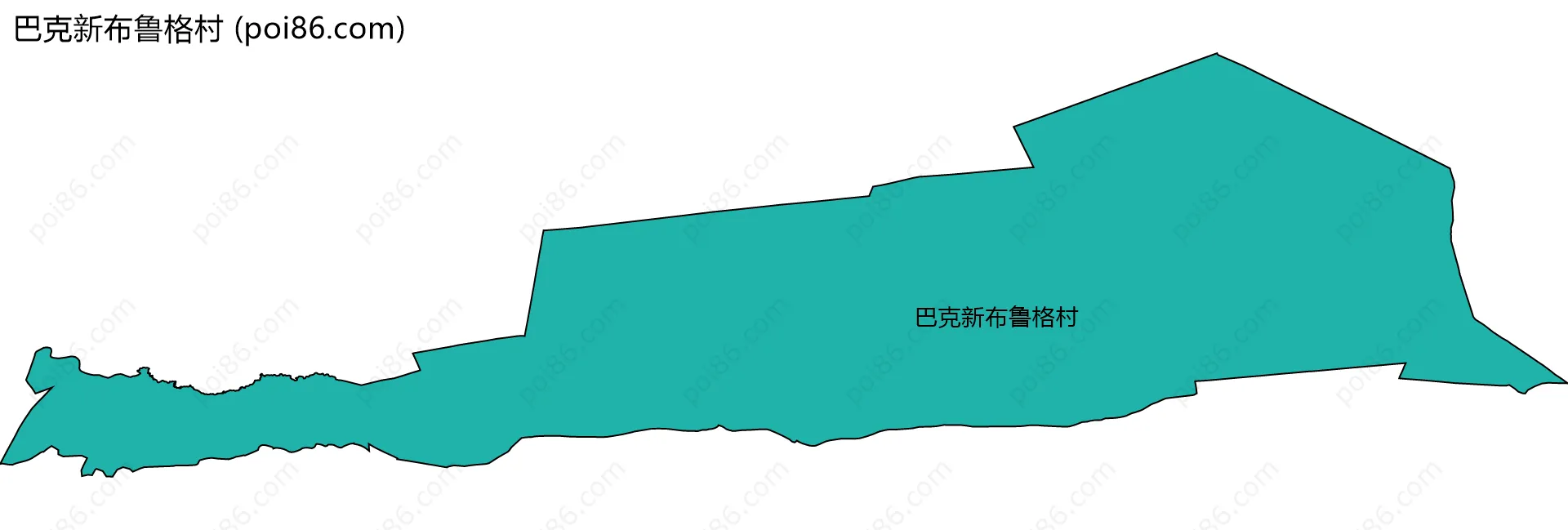 巴克新布鲁格村边界地图