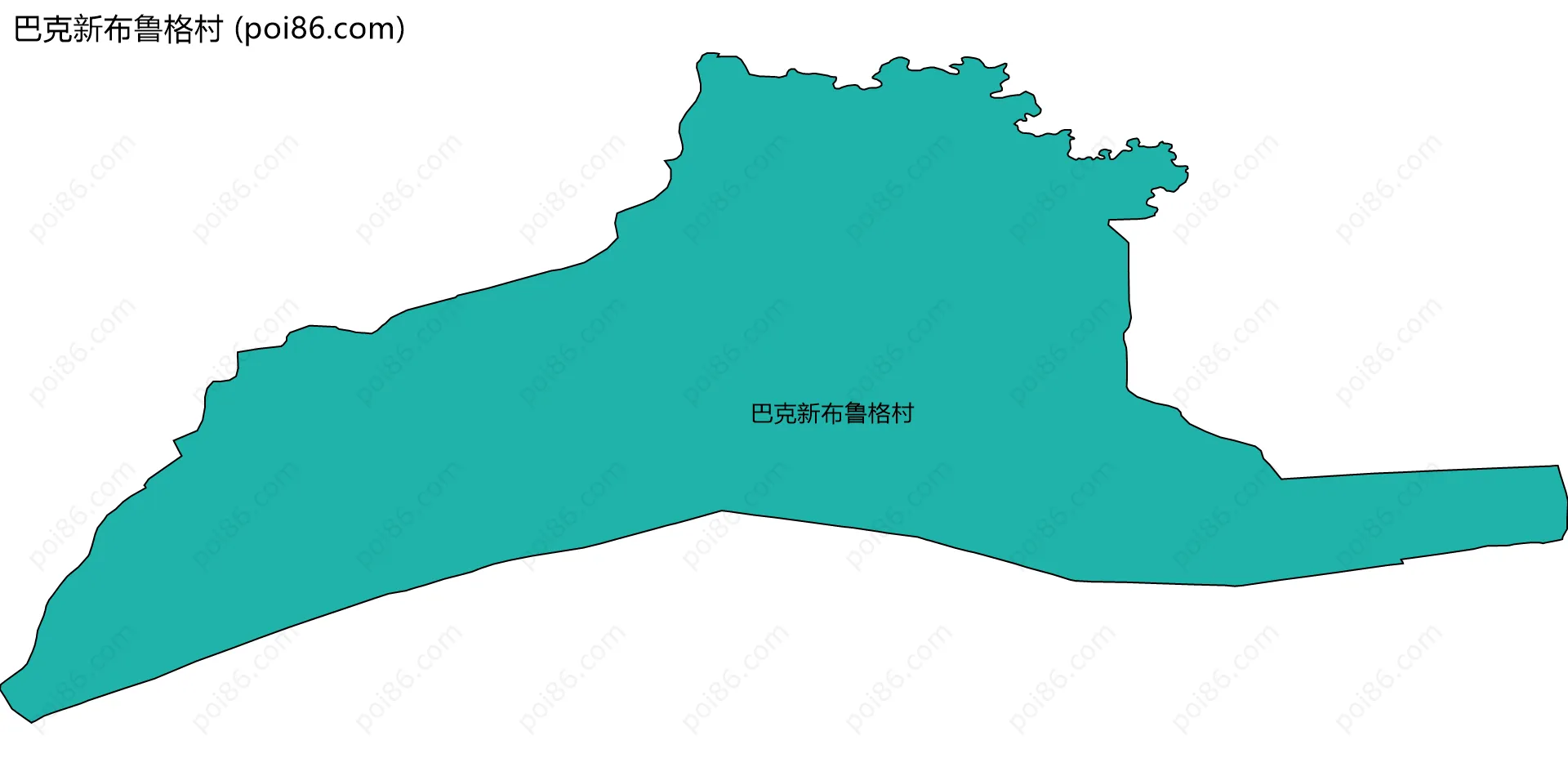 巴克新布鲁格村边界地图