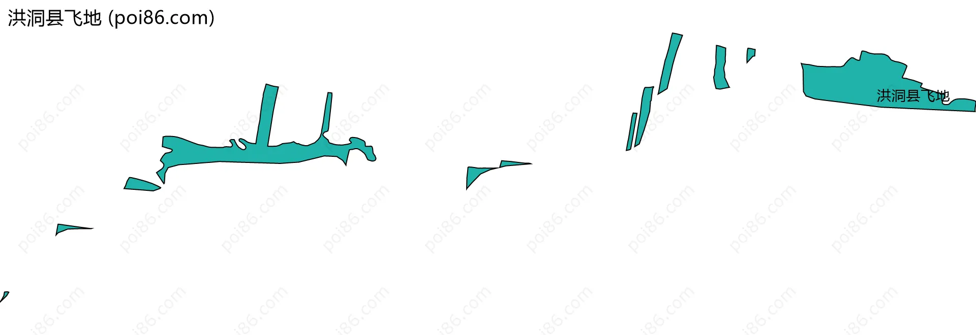 洪洞县飞地边界地图