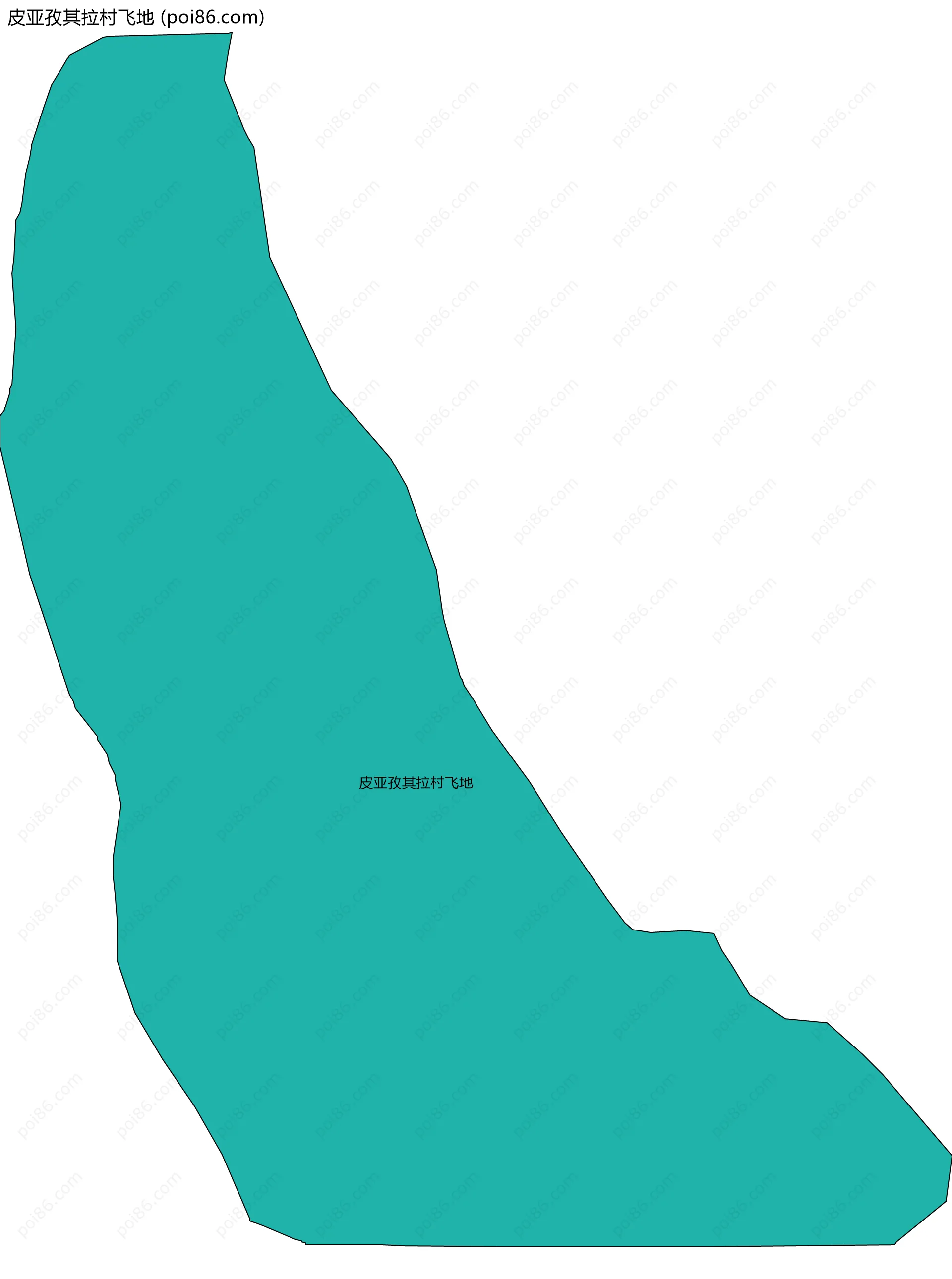 皮亚孜其拉村飞地边界地图