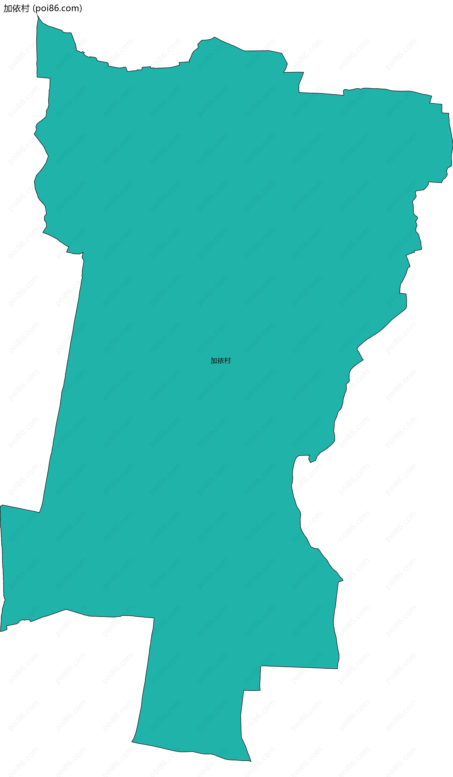 加依村边界地图