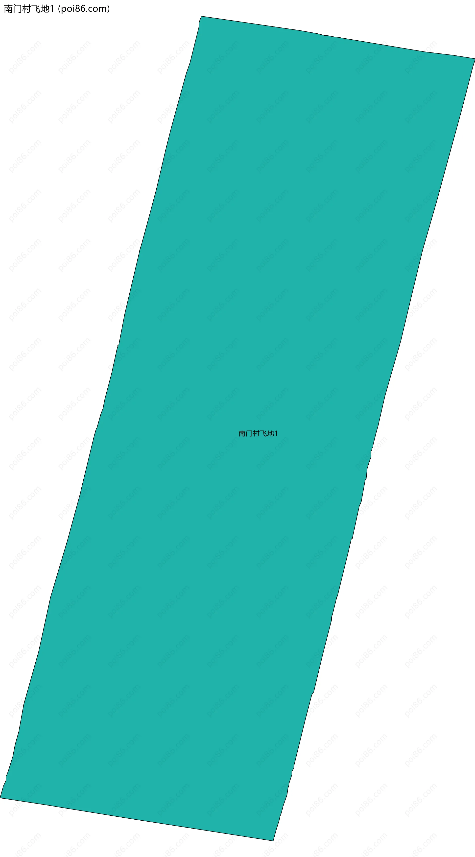 南门村飞地1边界地图