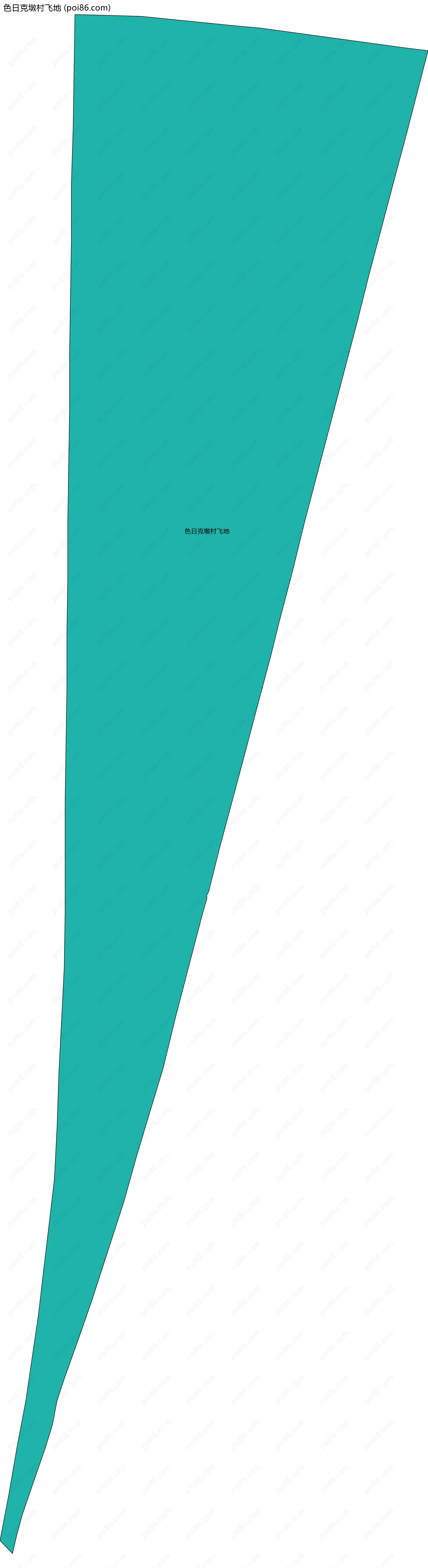 色日克墩村飞地边界地图