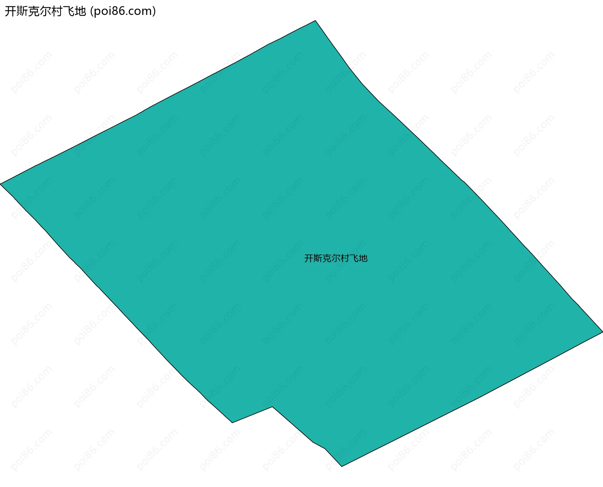 开斯克尔村飞地边界地图