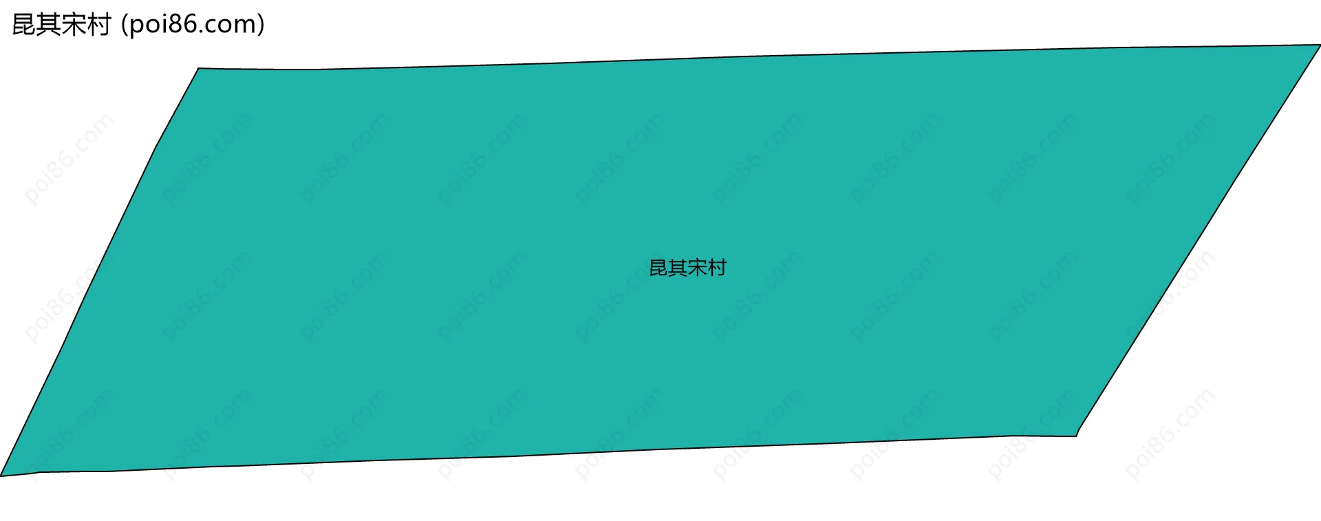 昆其宋村边界地图