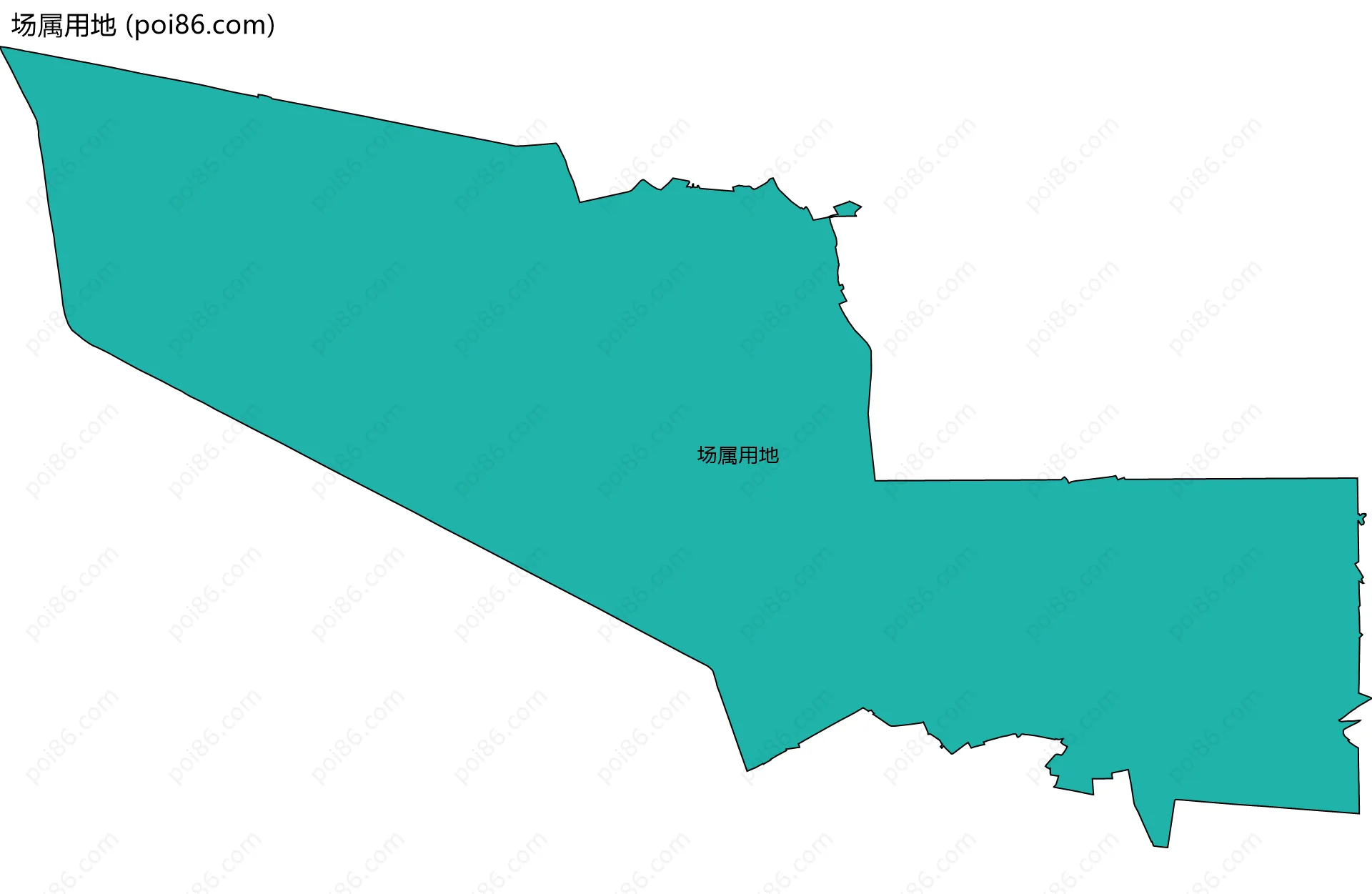 场属用地边界地图