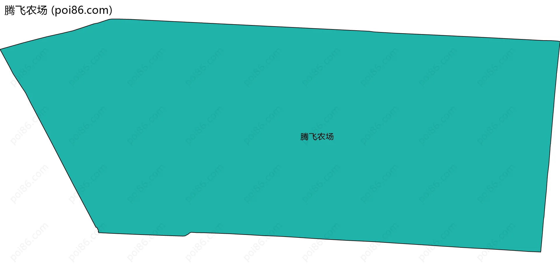 腾飞农场边界地图