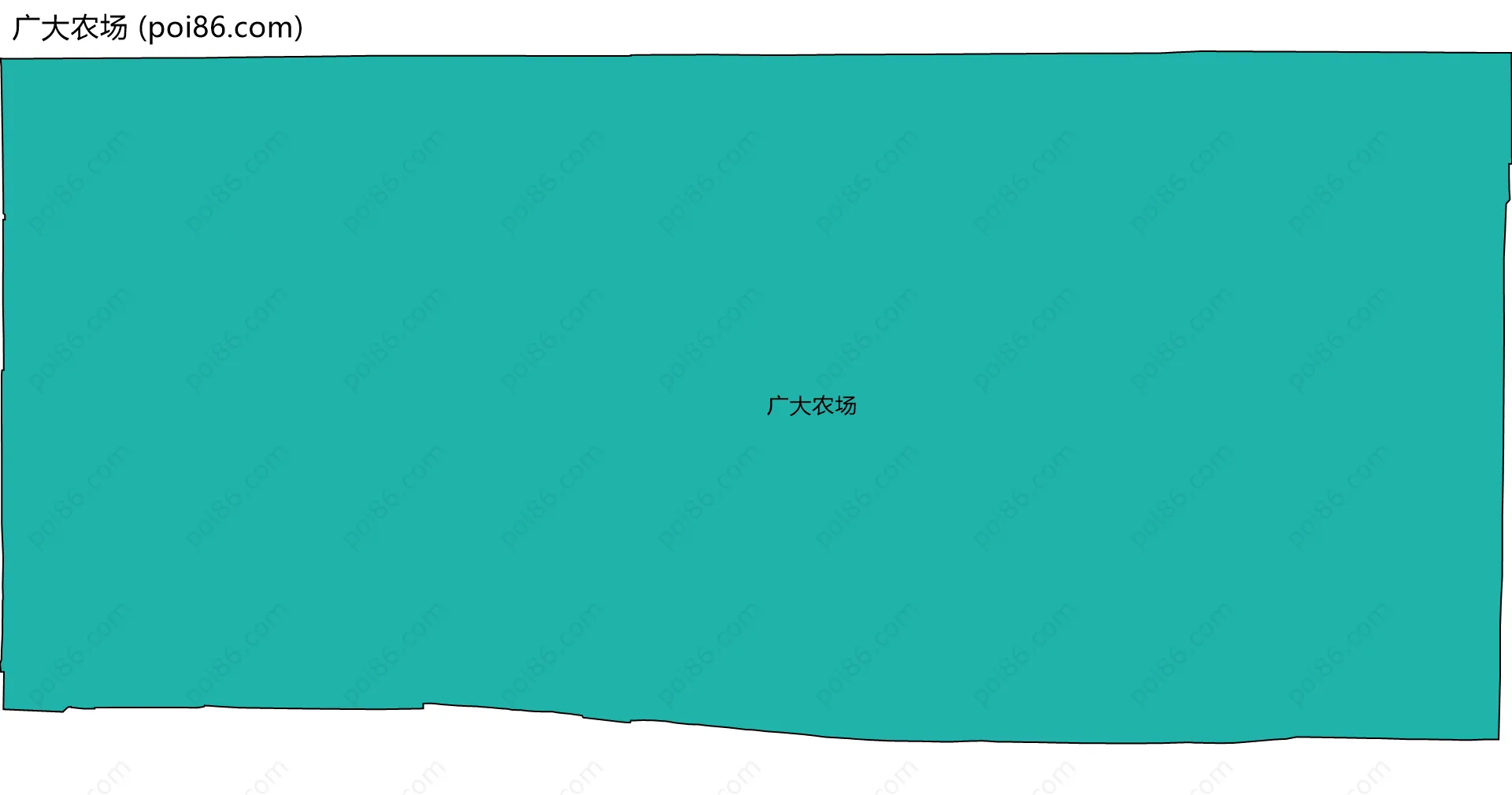 广大农场边界地图
