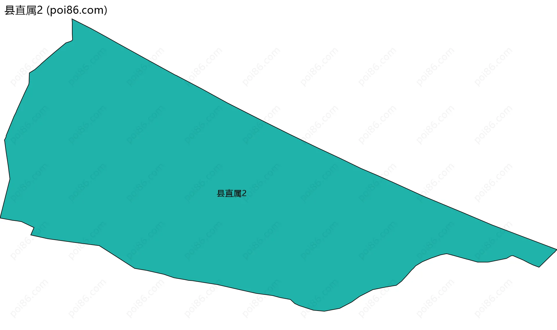 县直属2边界地图