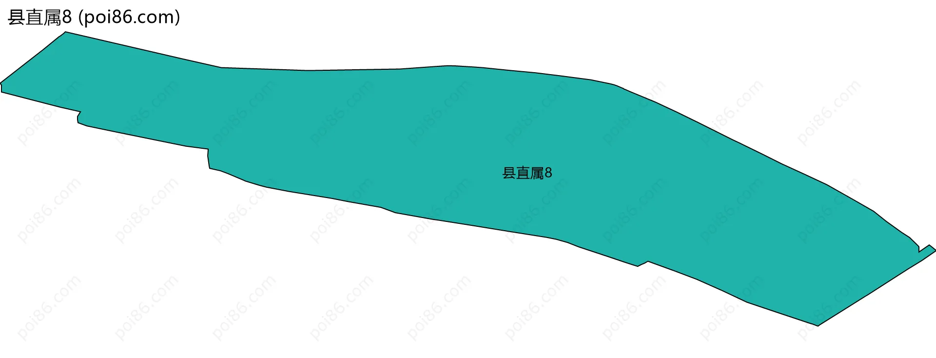 县直属8边界地图