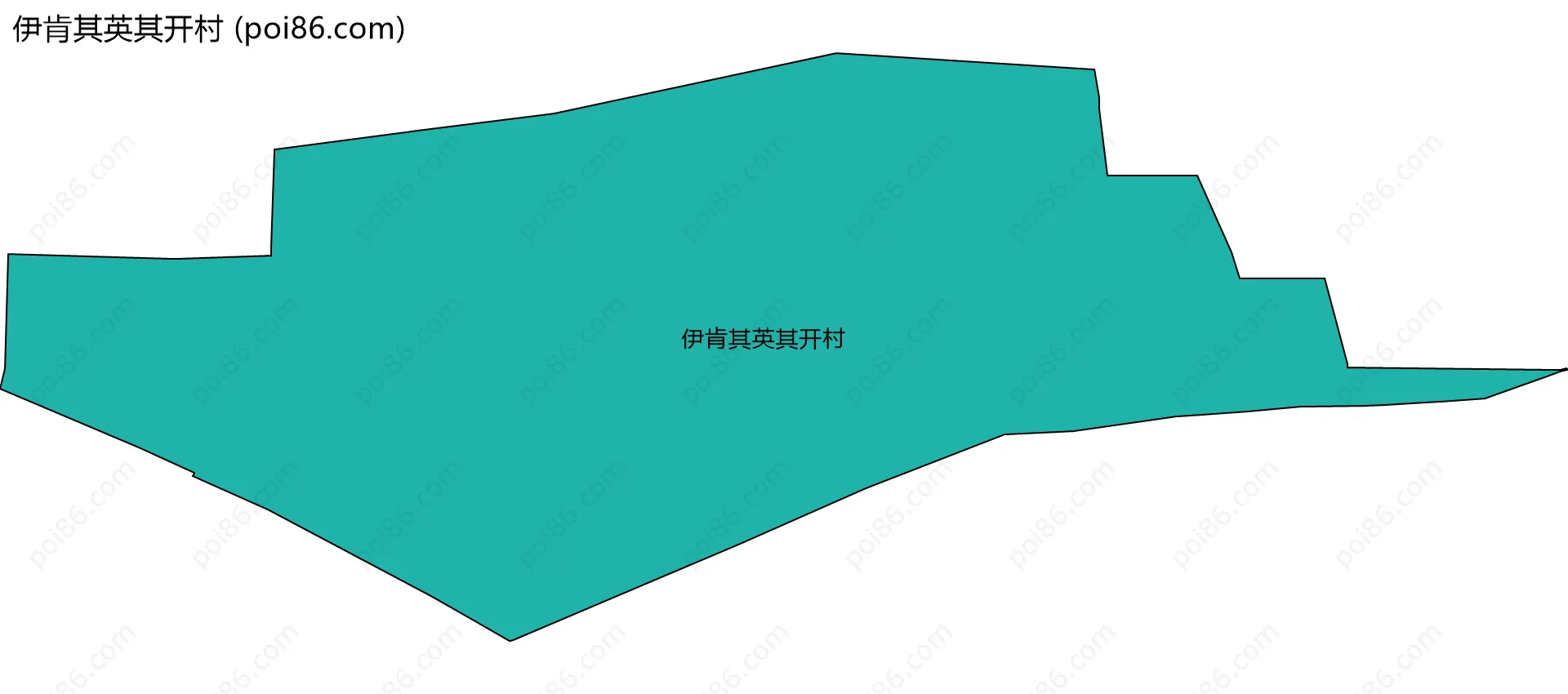 伊肯其英其开村边界地图