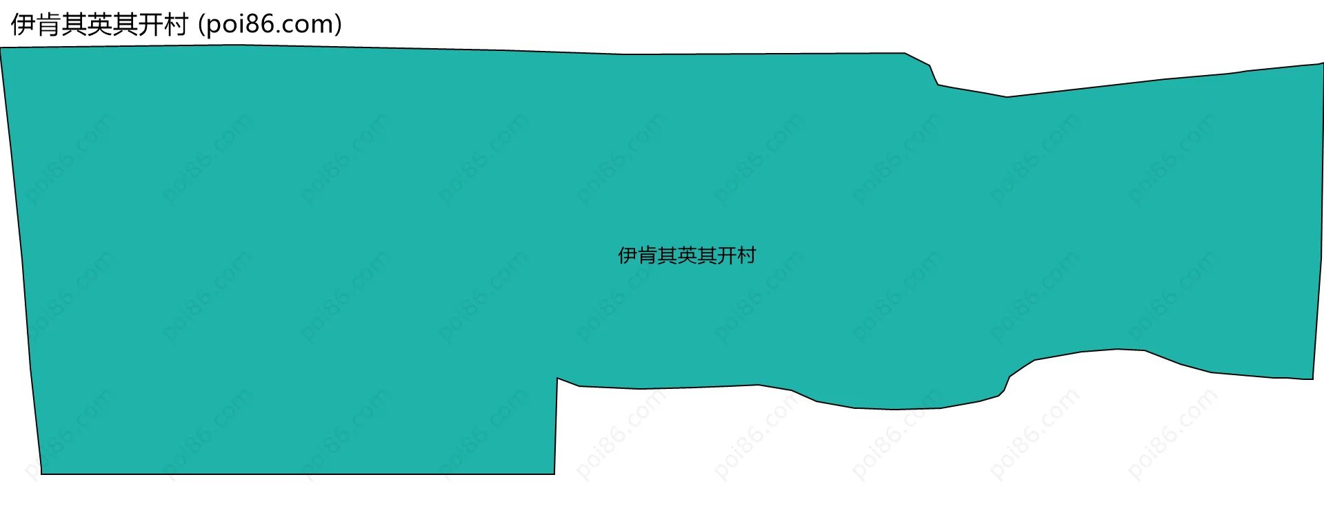 伊肯其英其开村边界地图