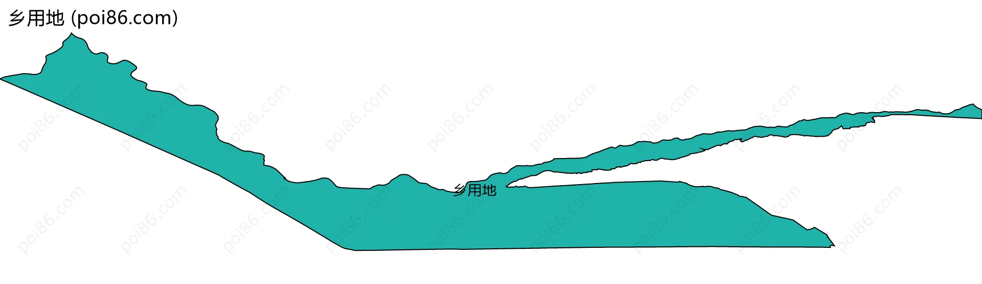 乡用地边界地图