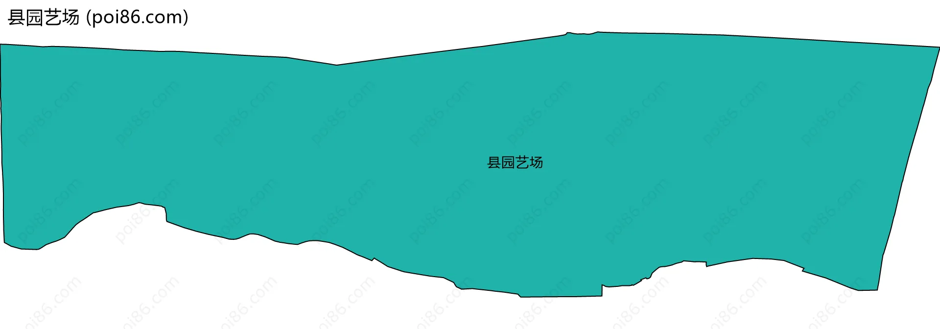 县园艺场边界地图