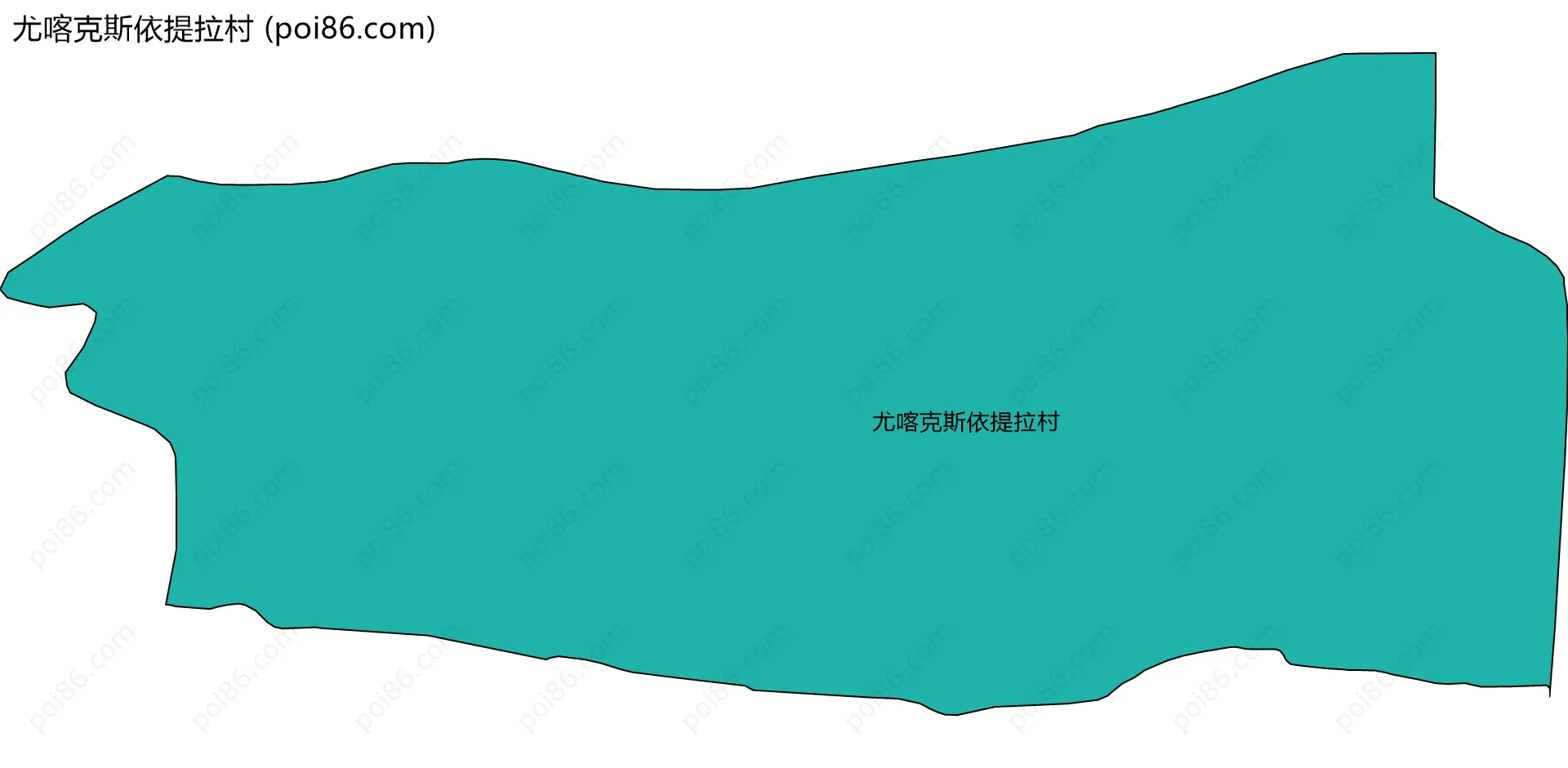 尤喀克斯依提拉村边界地图