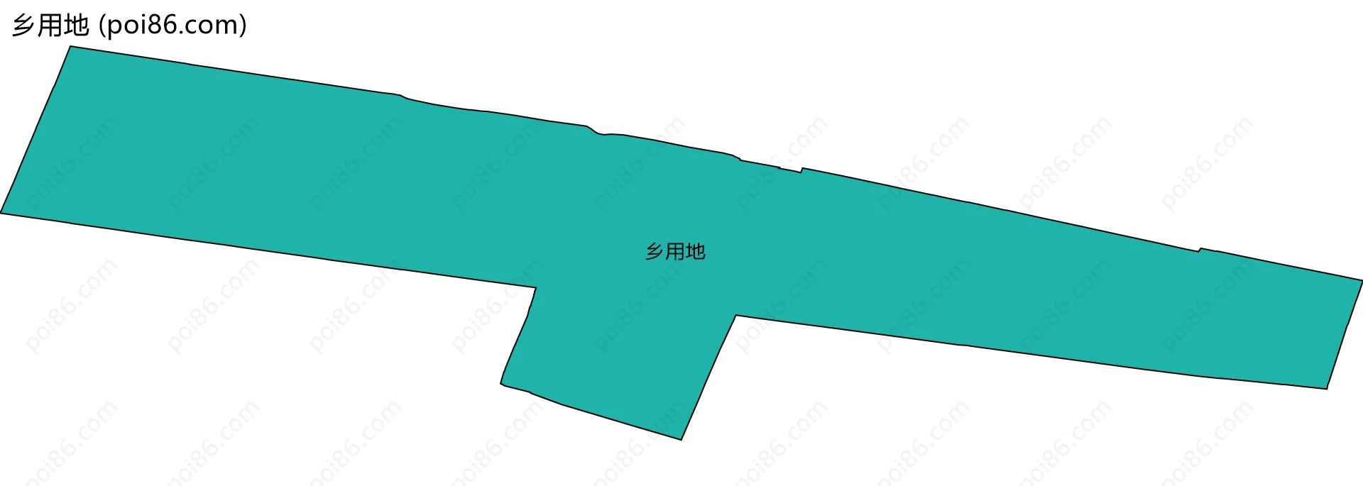 乡用地边界地图