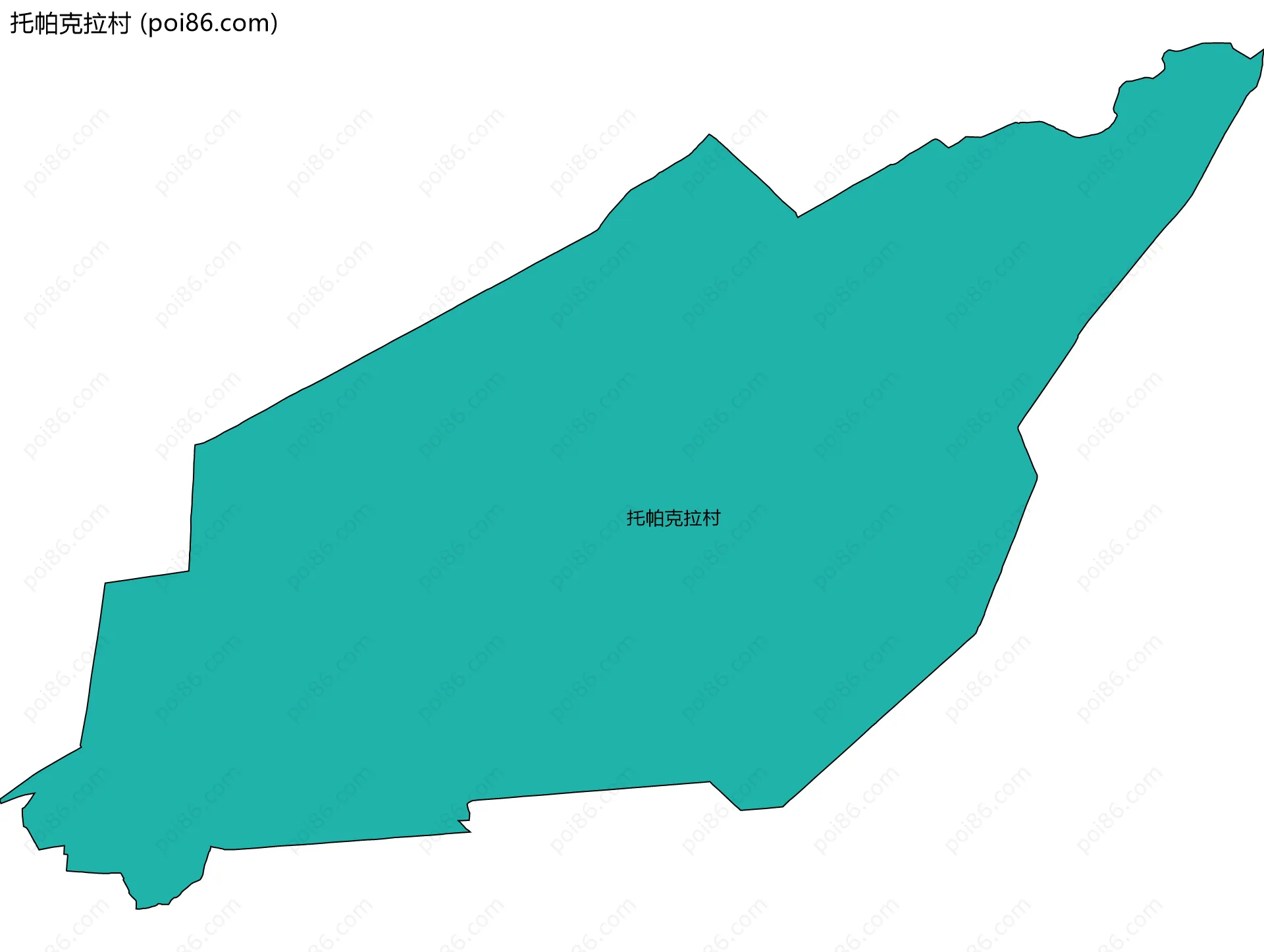托帕克拉村边界地图