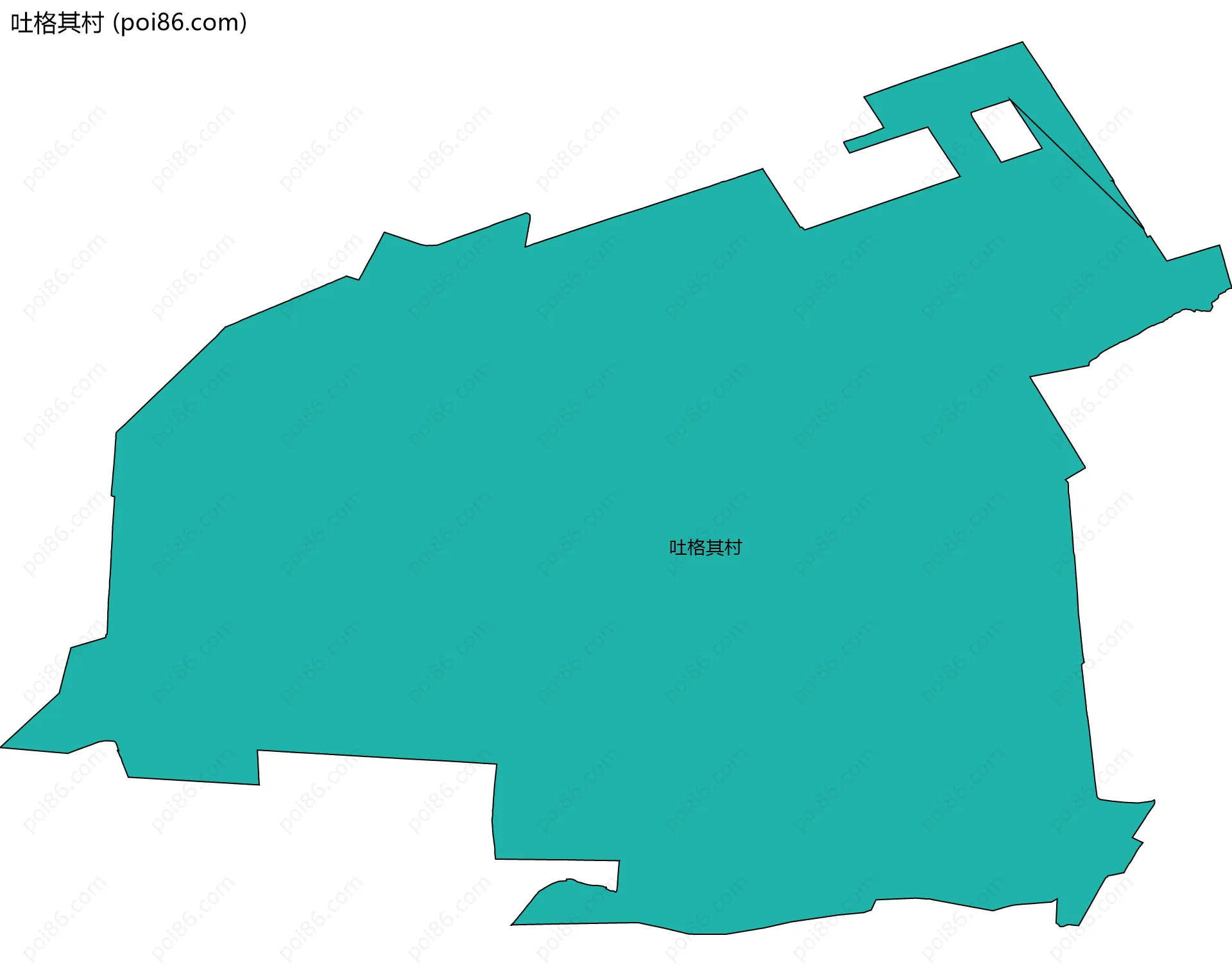 吐格其村边界地图