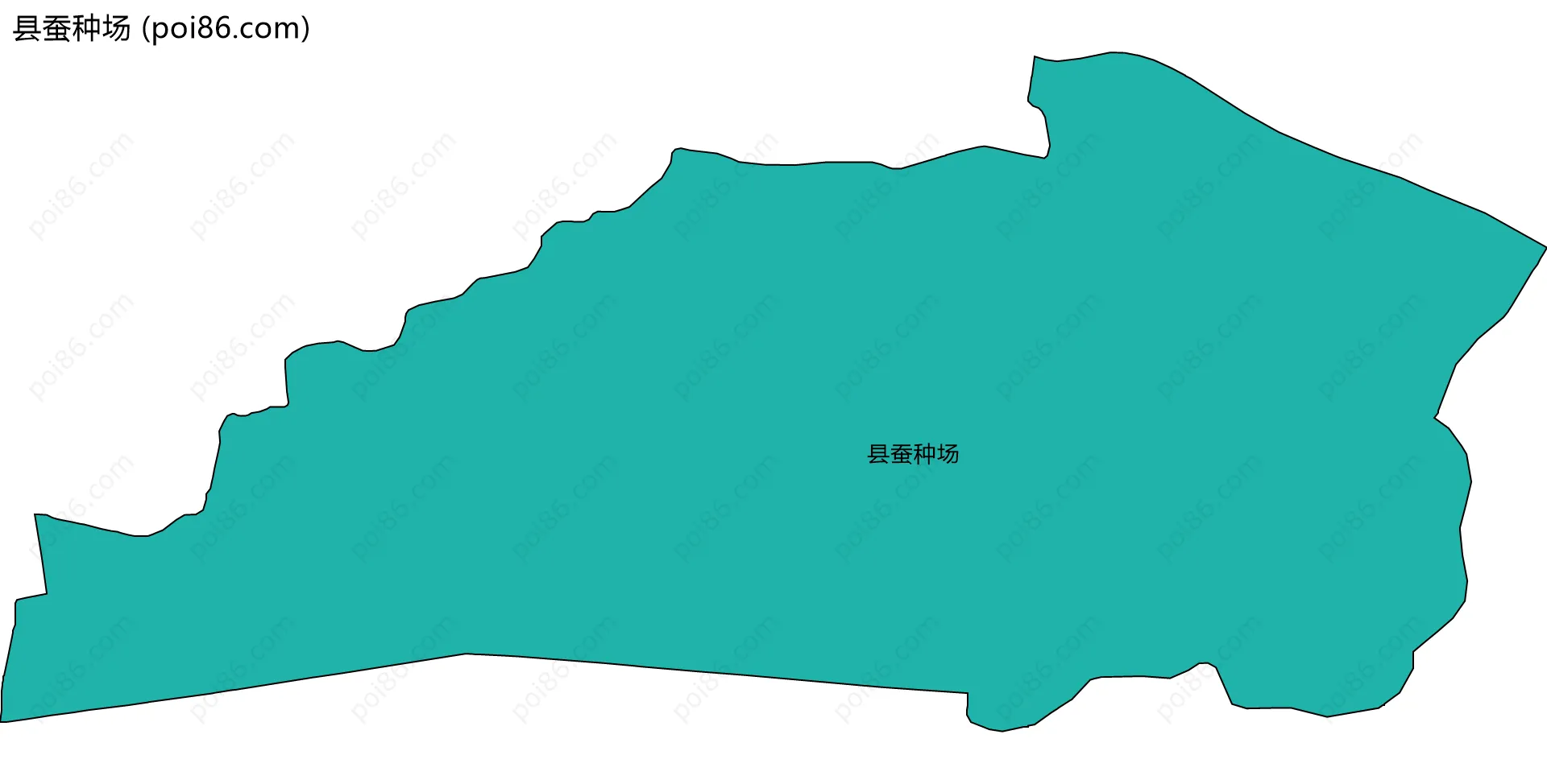 县蚕种场边界地图