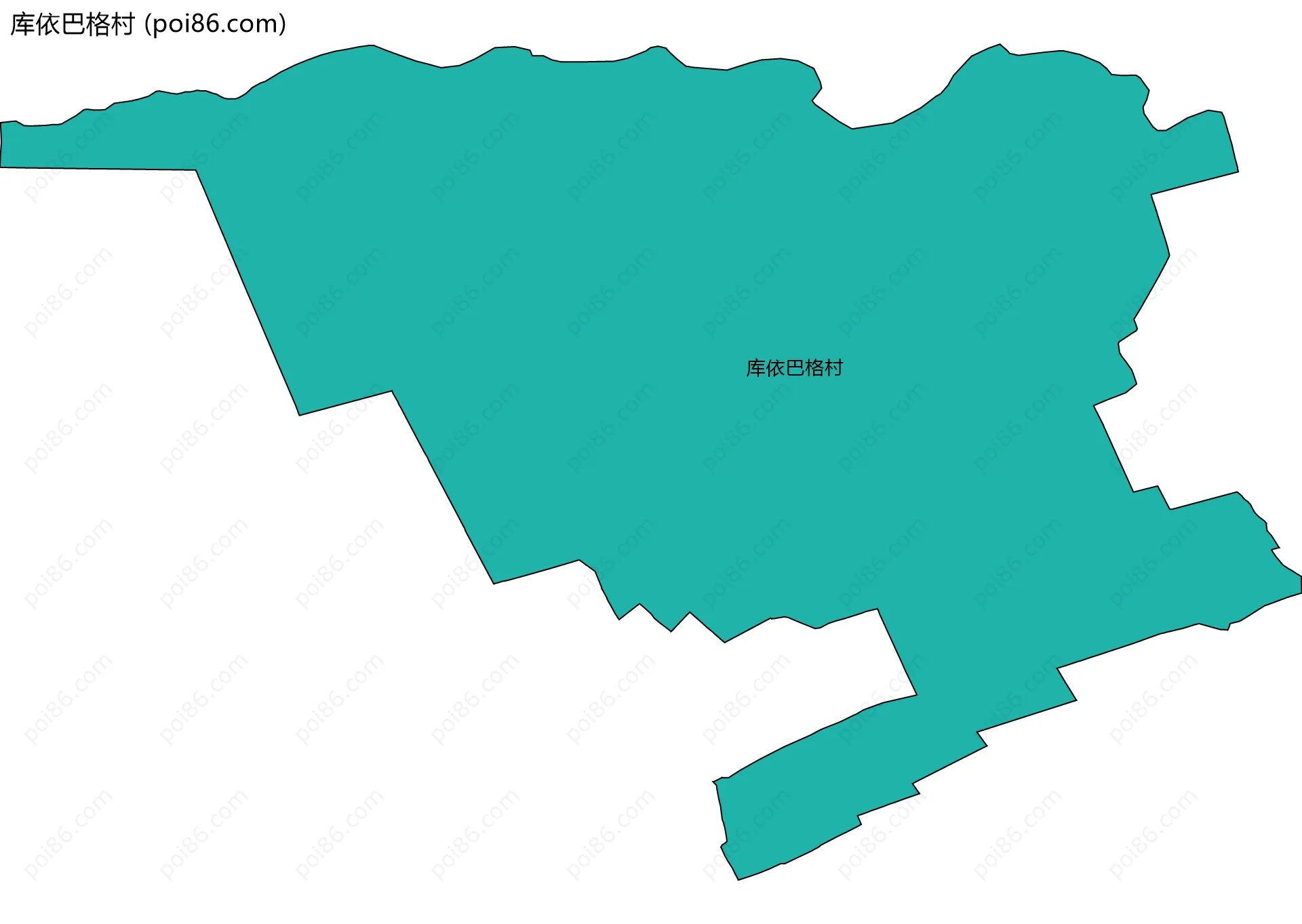 库依巴格村边界地图