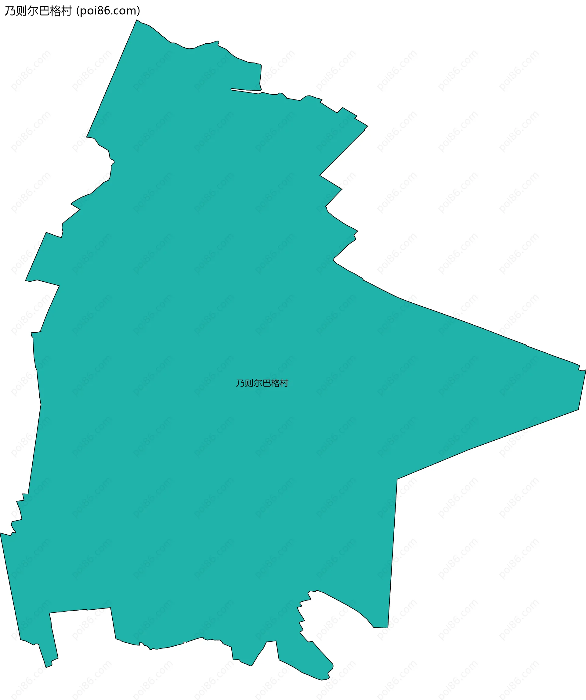 乃则尔巴格村边界地图