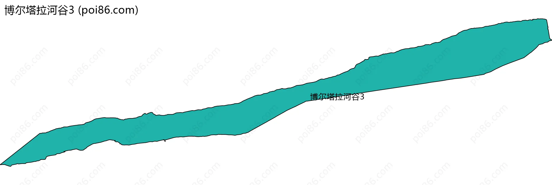 博尔塔拉河谷3边界地图