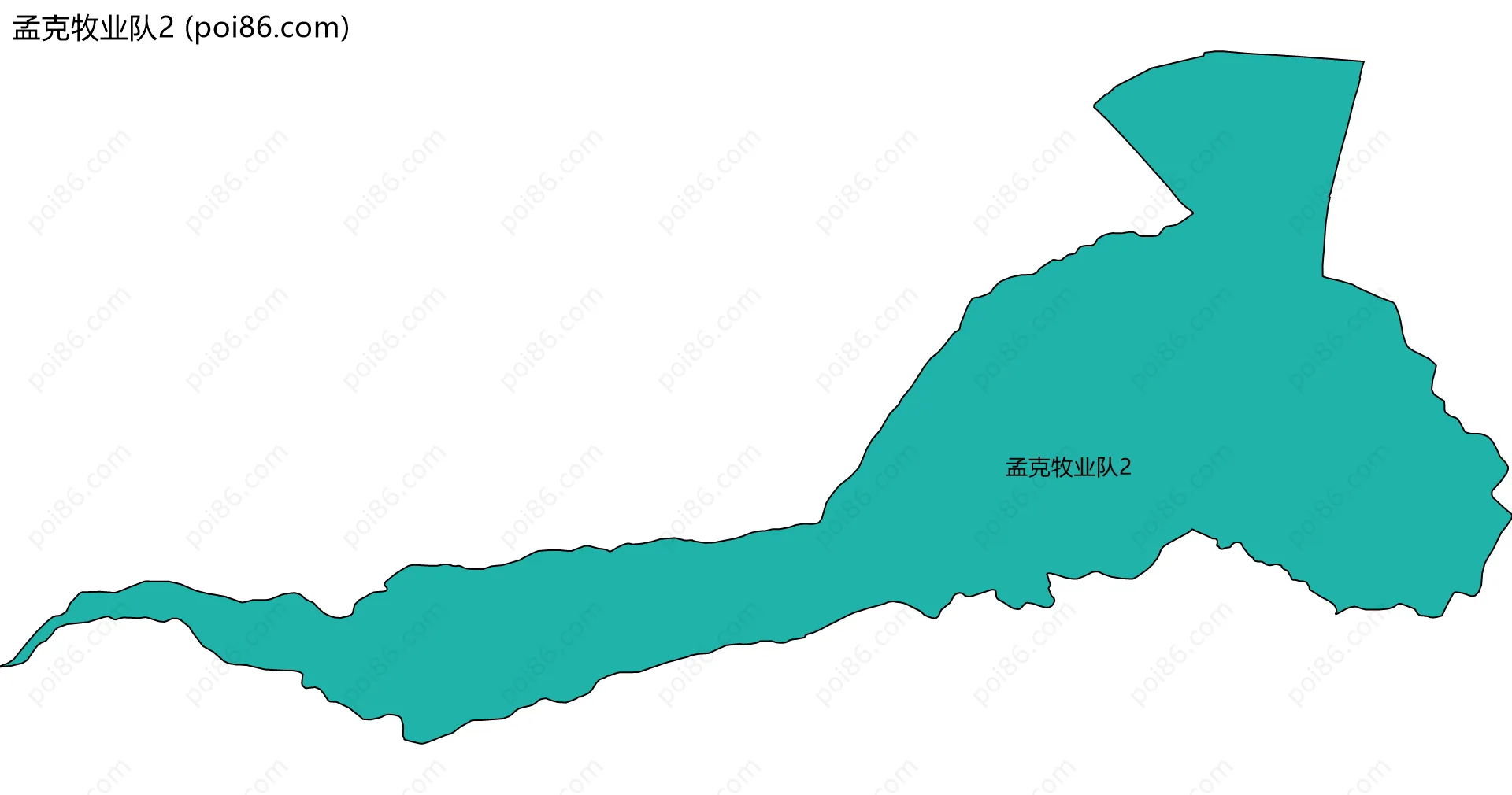 孟克牧业队2边界地图