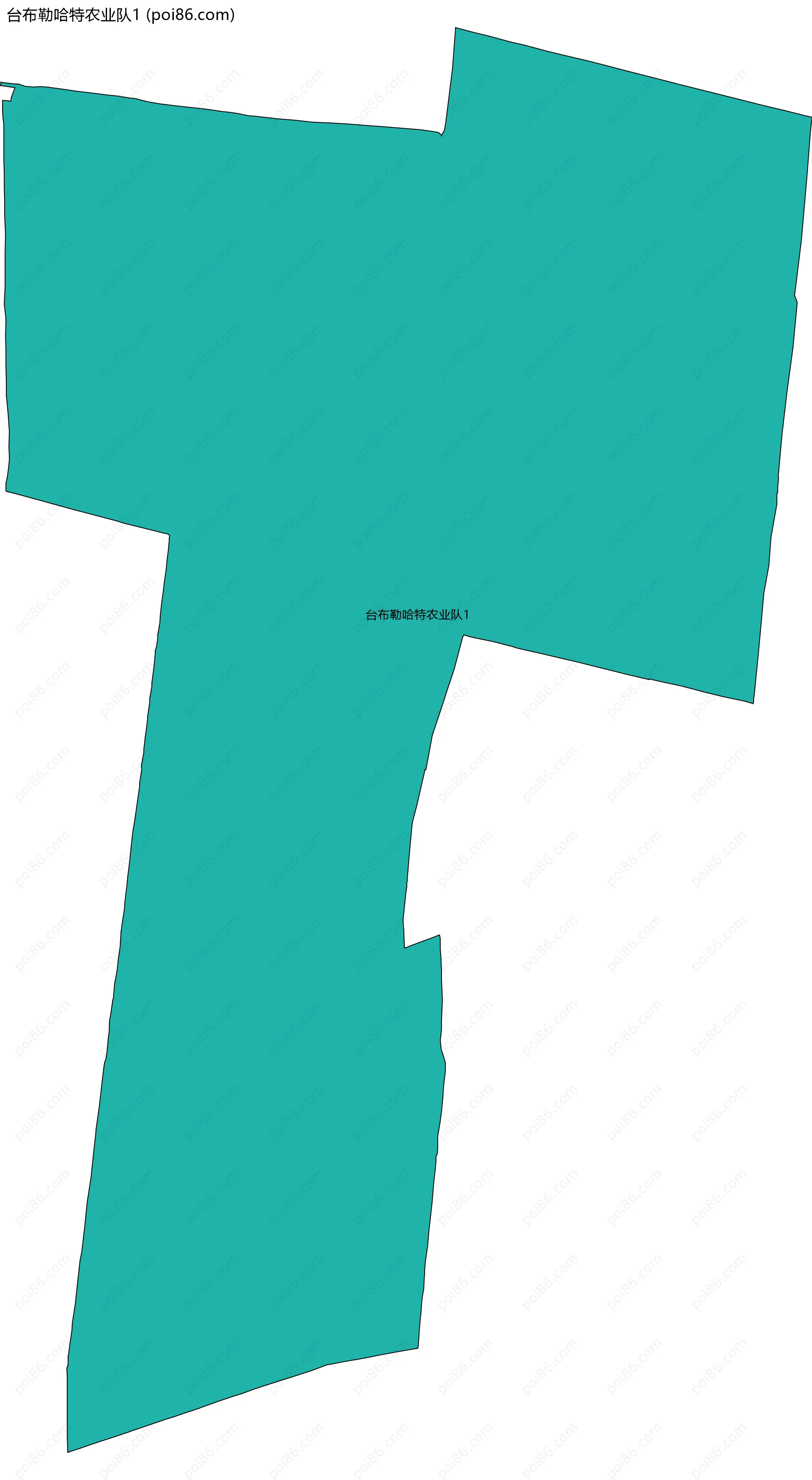 台布勒哈特农业队1边界地图