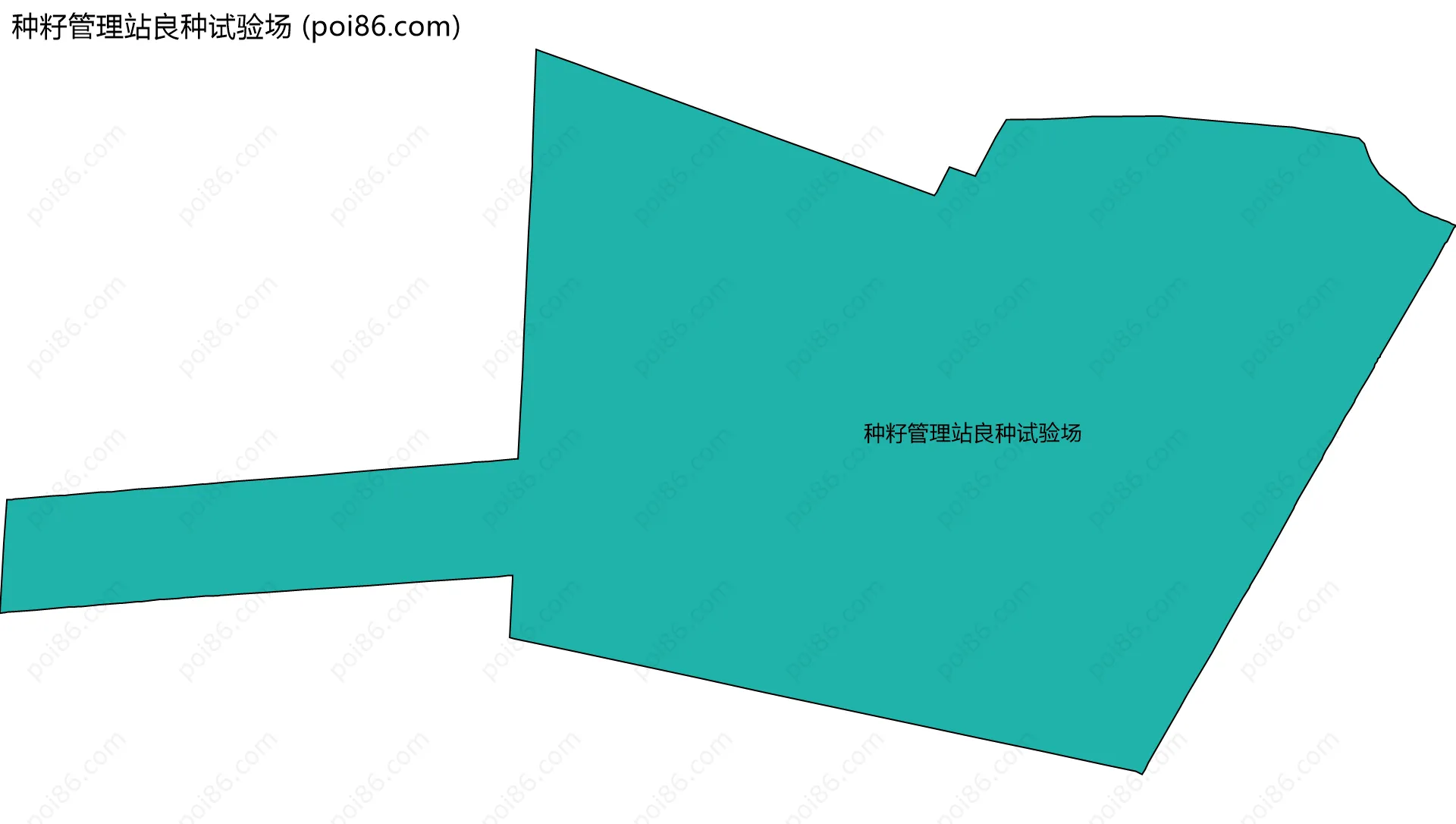 种籽管理站良种试验场边界地图