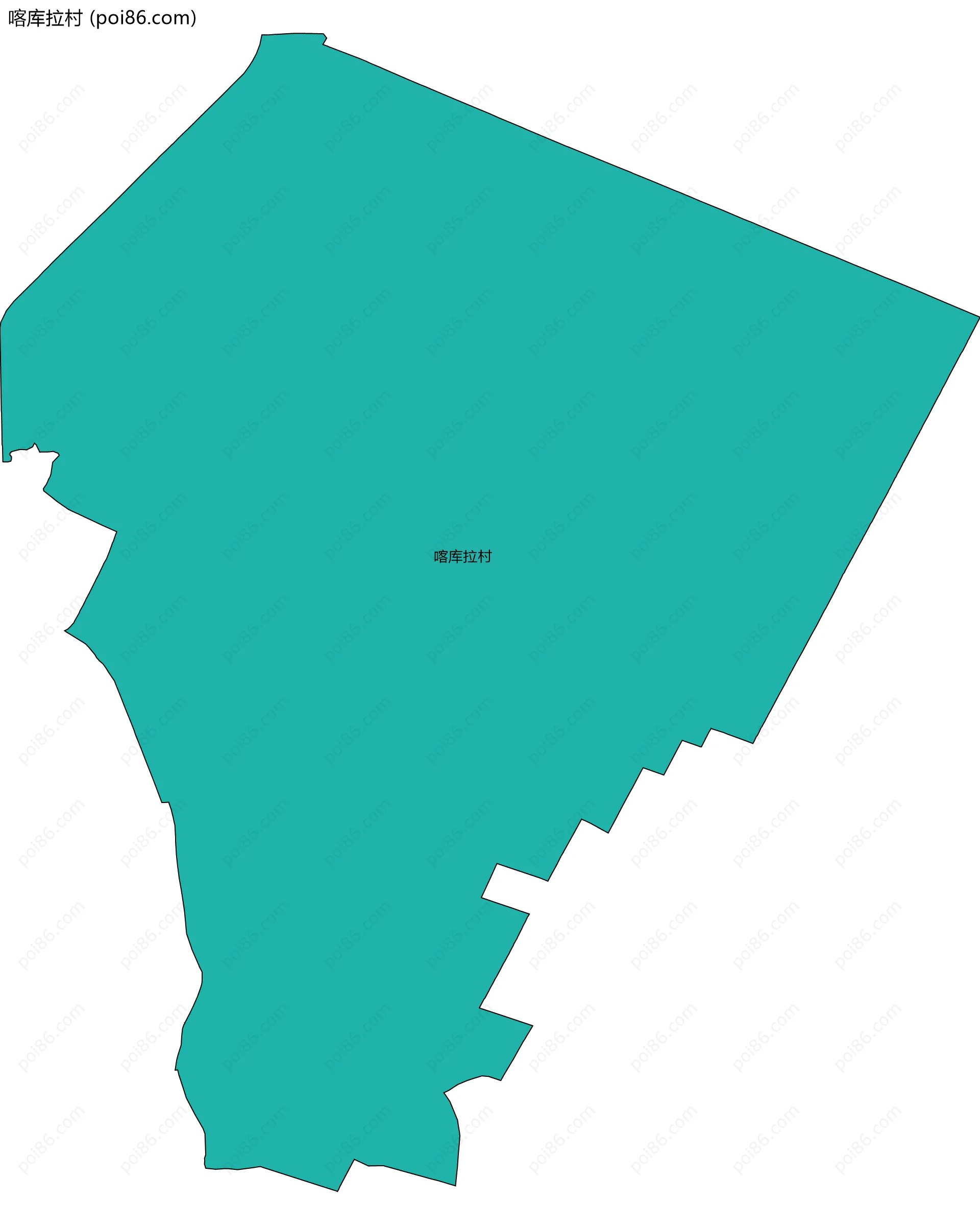 喀库拉村边界地图