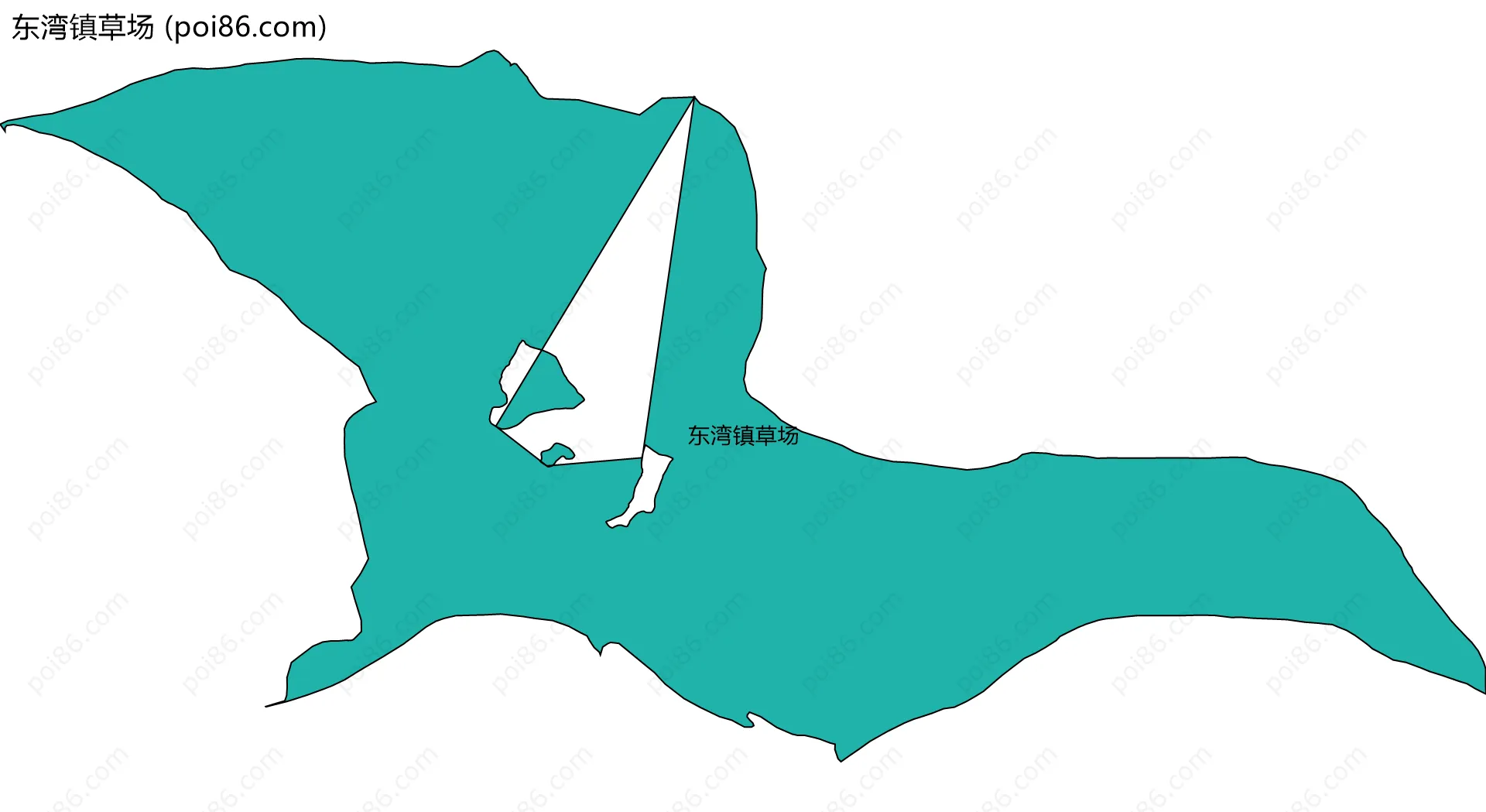 东湾镇草场边界地图