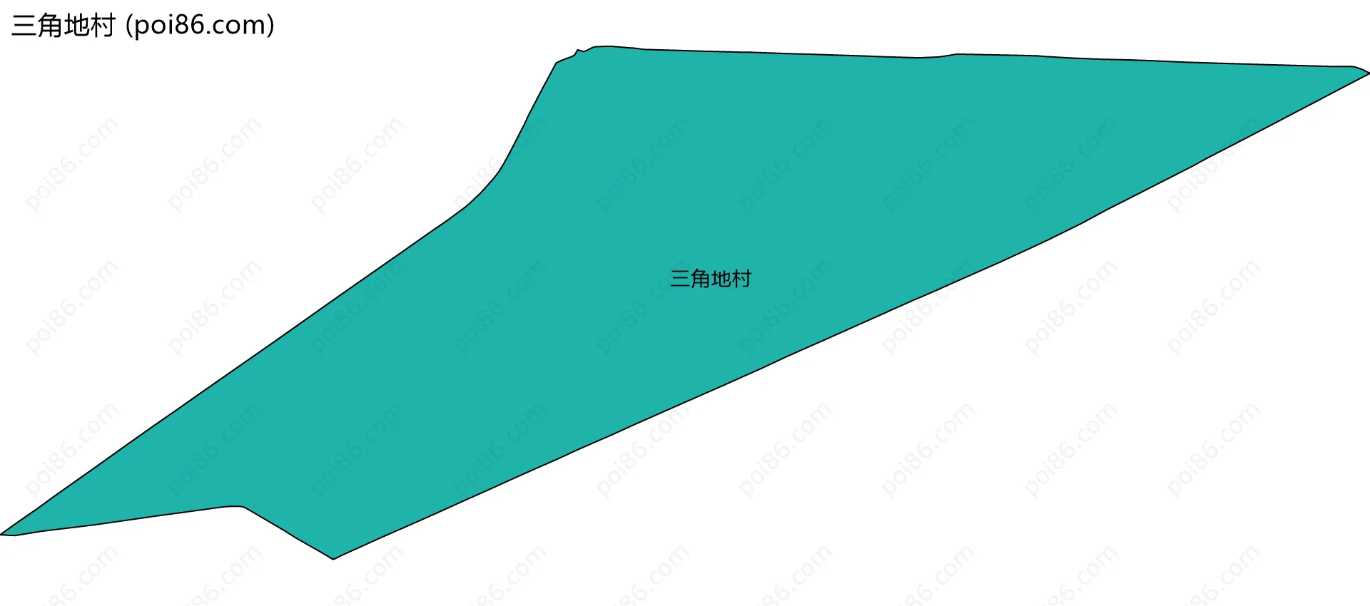 三角地村边界地图