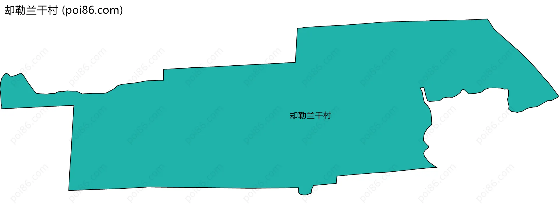却勒兰干村边界地图