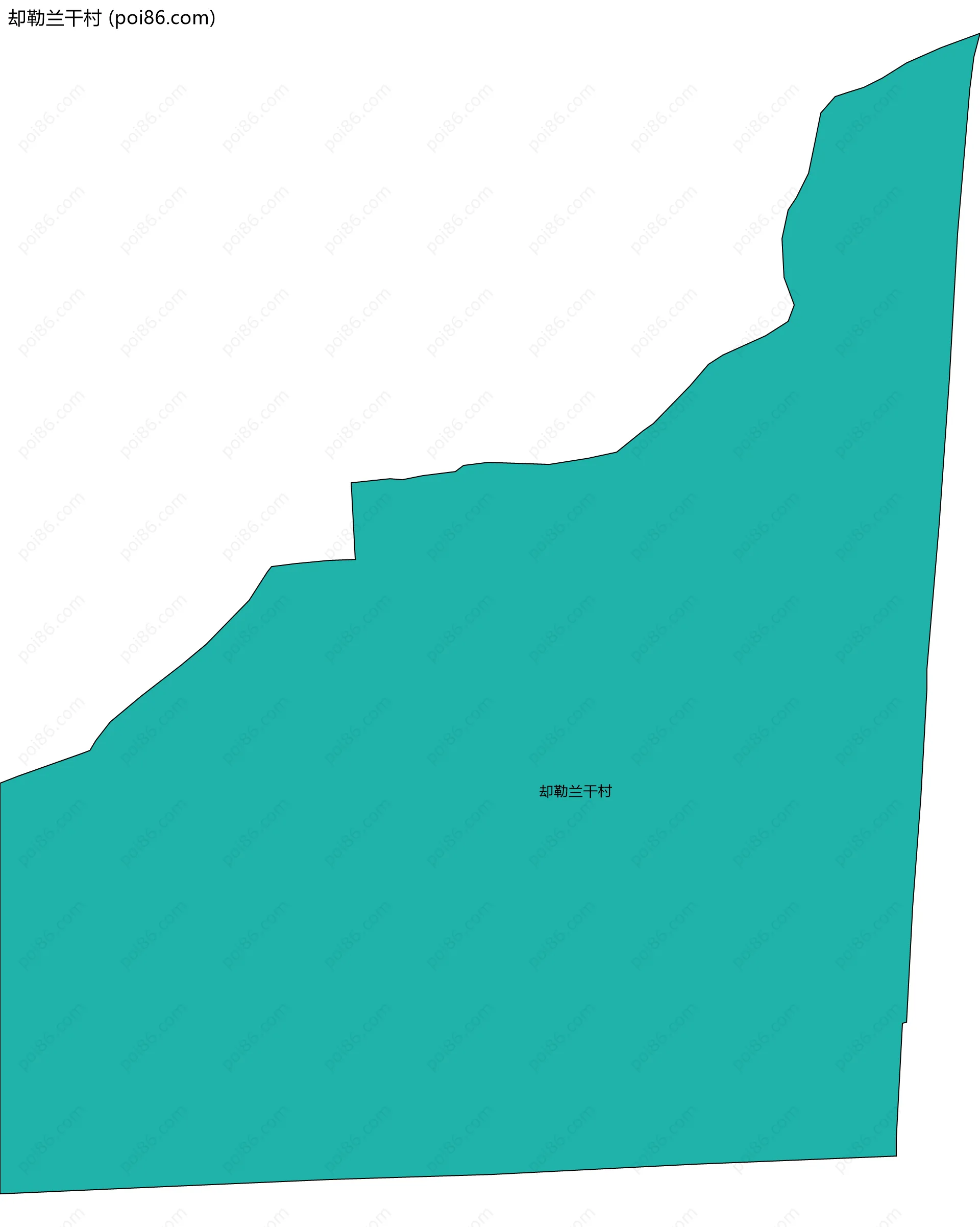 却勒兰干村边界地图