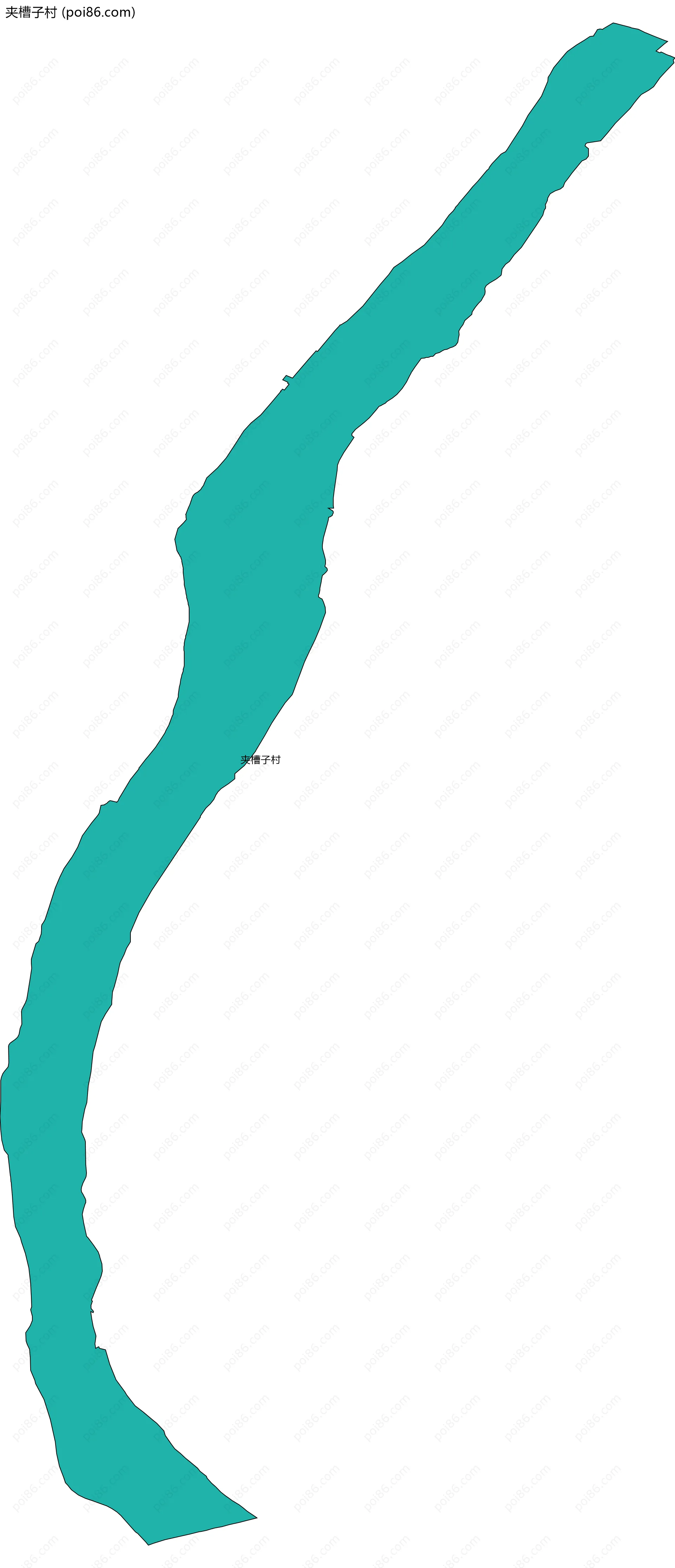 夹槽子村边界地图