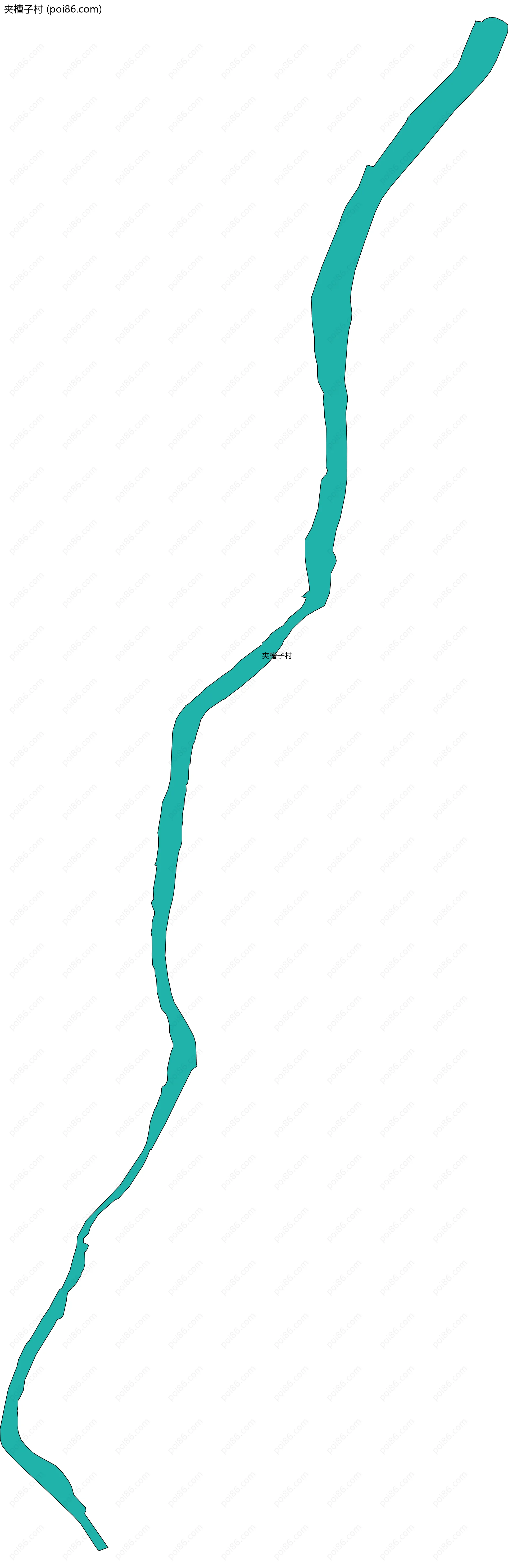 夹槽子村边界地图