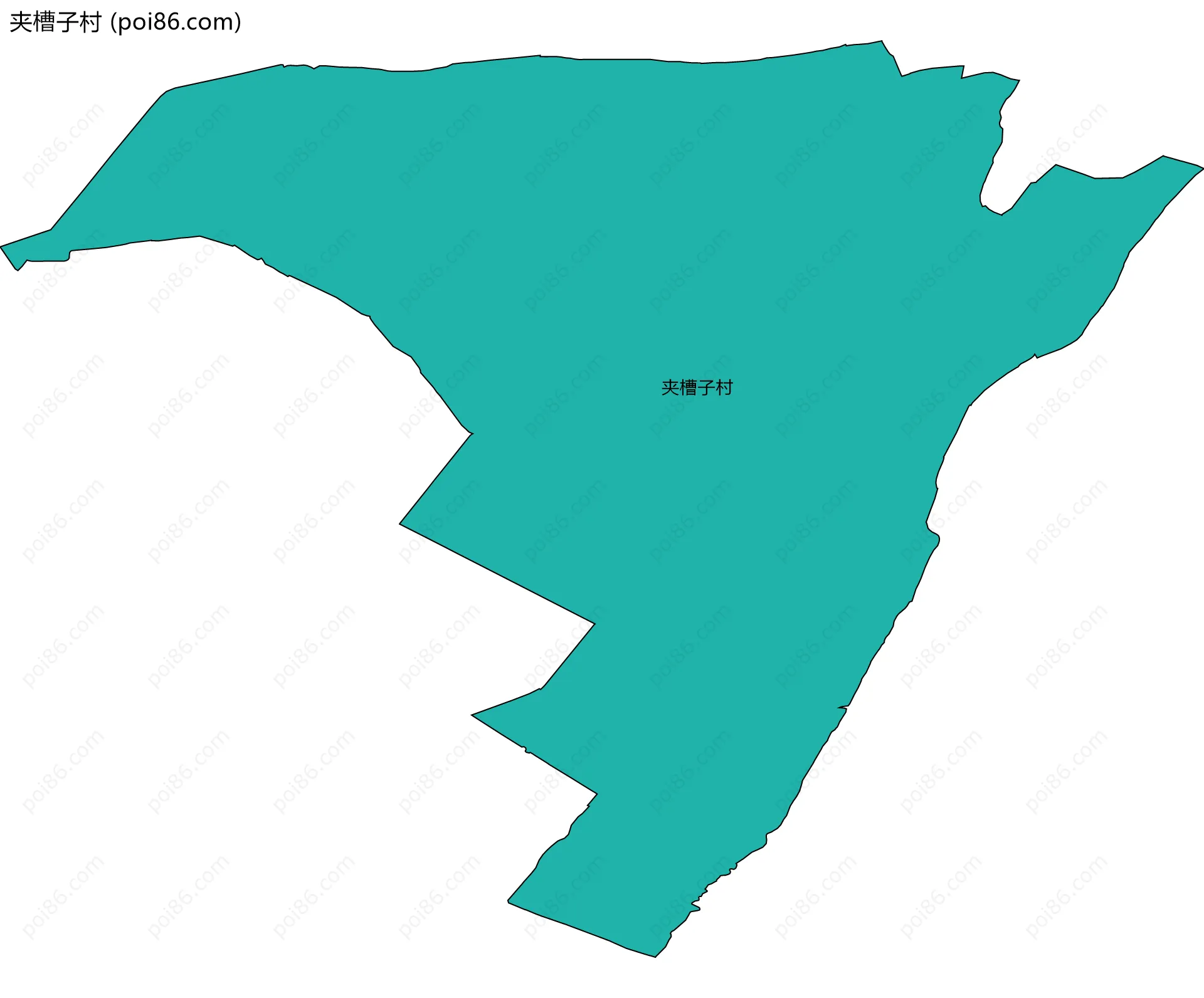 夹槽子村边界地图