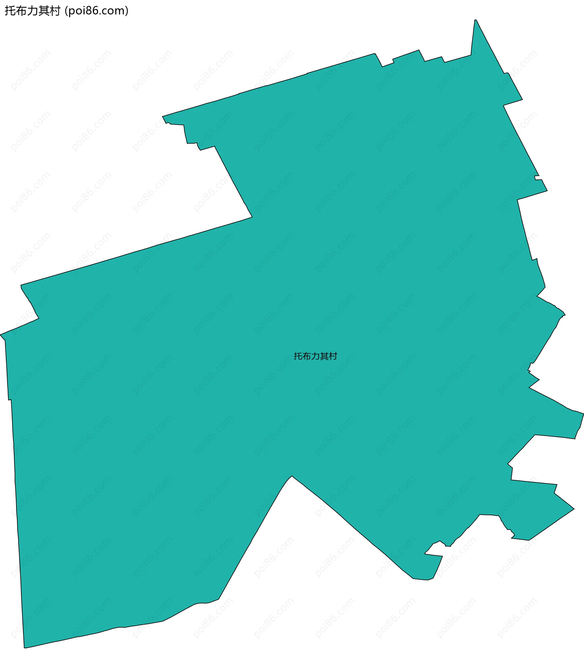 托布力其村边界地图