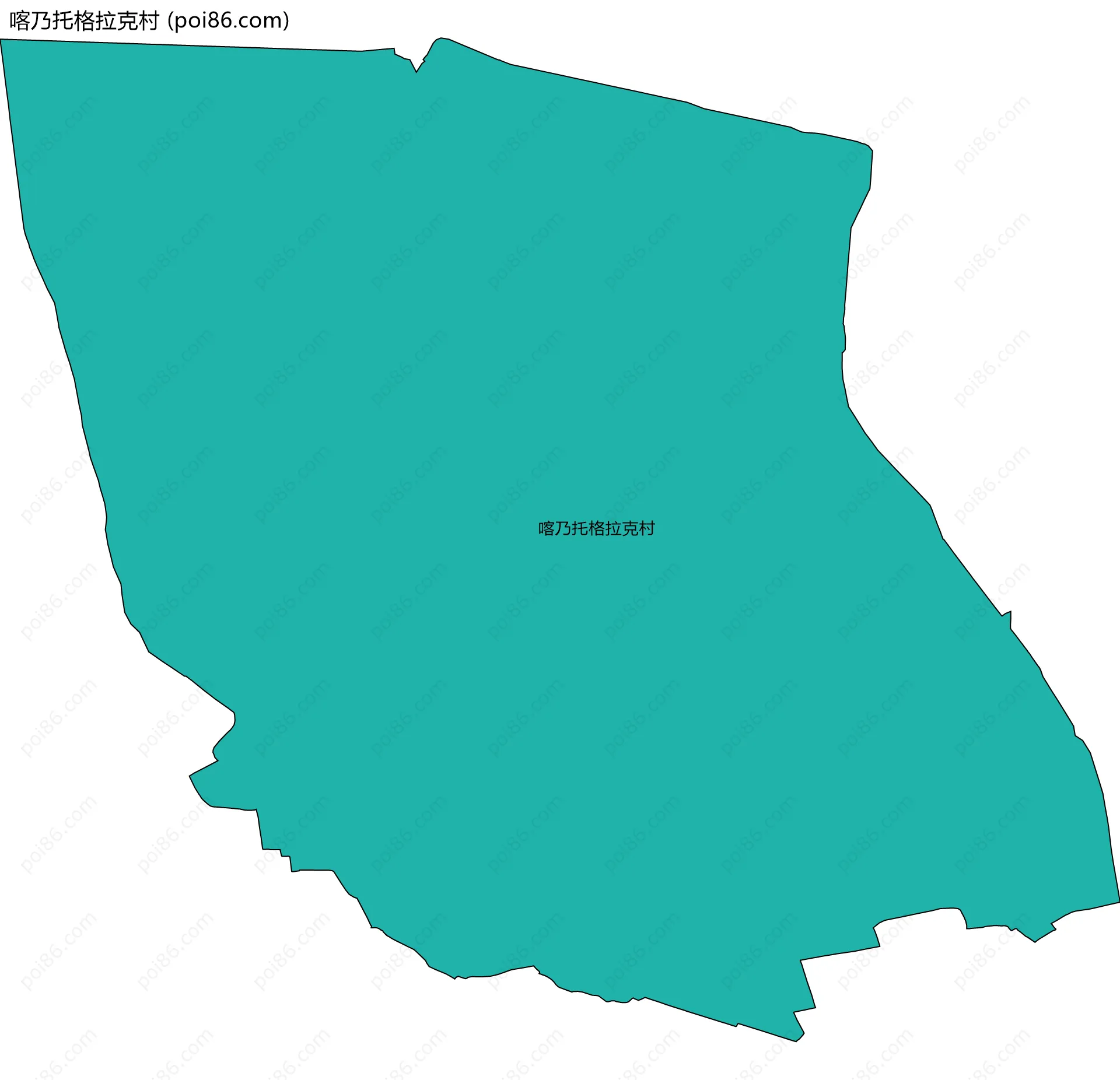 喀乃托格拉克村边界地图