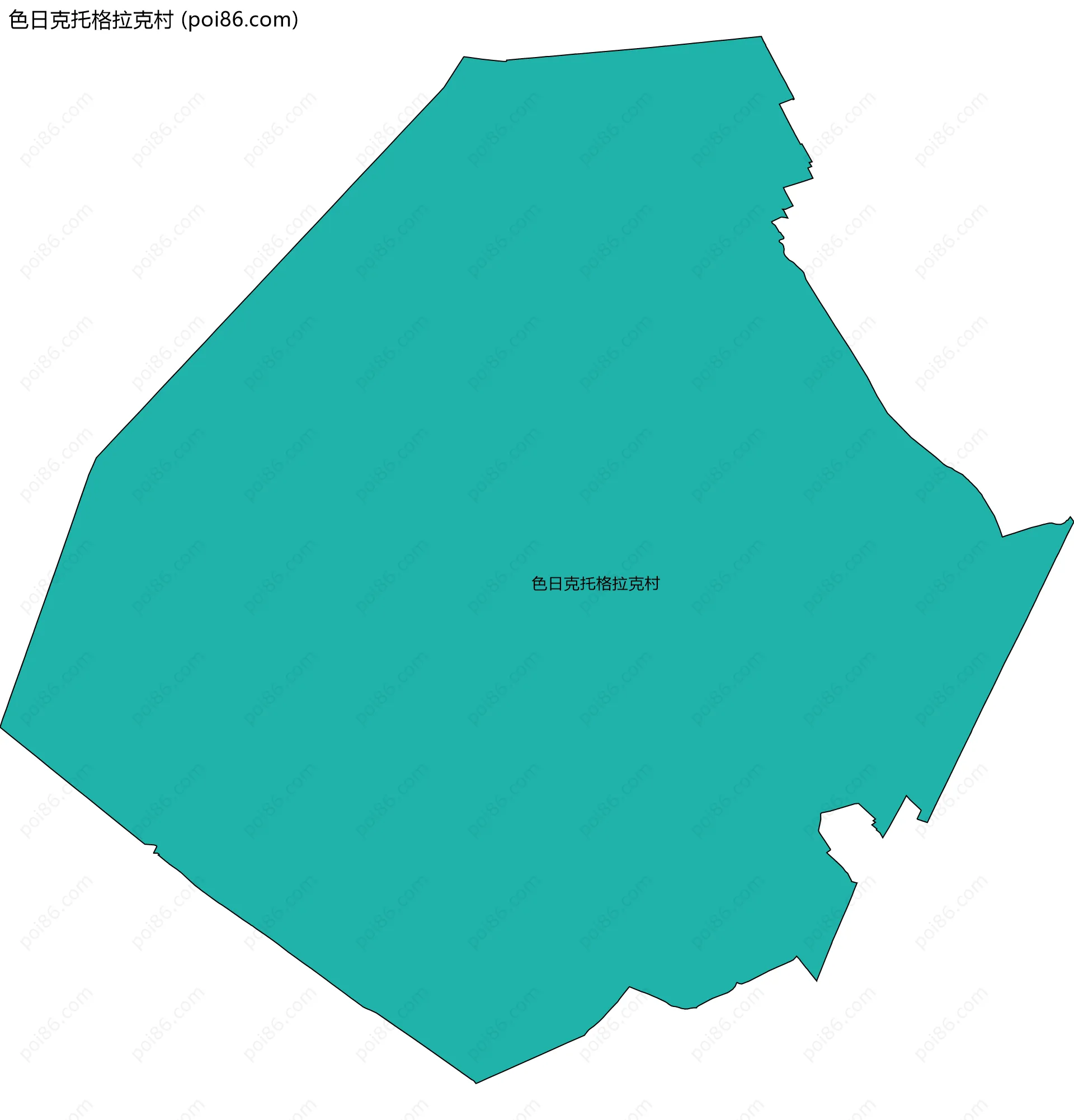 色日克托格拉克村边界地图