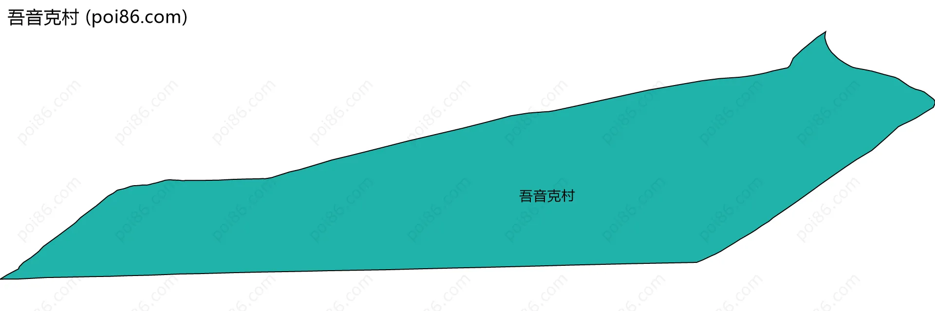吾音克村边界地图