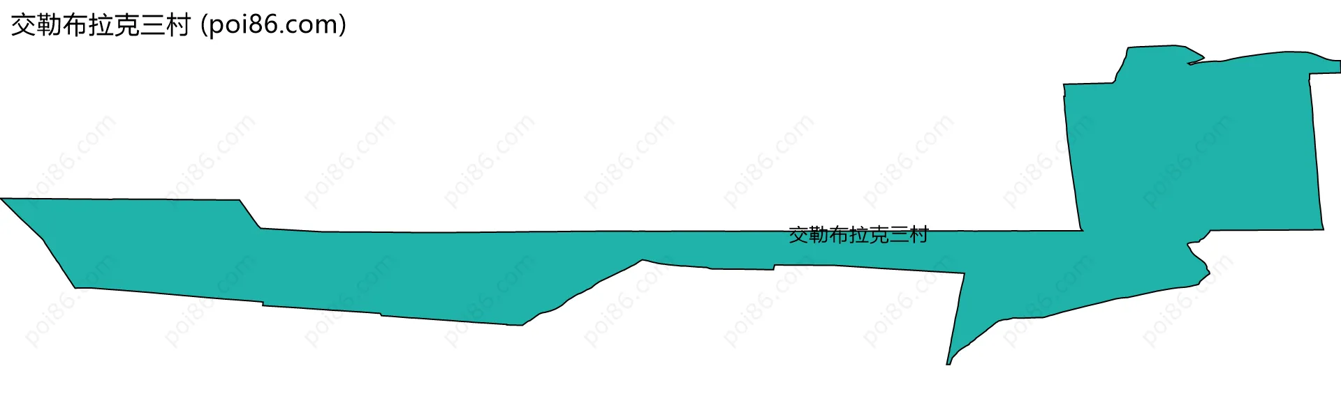 交勒布拉克三村边界地图