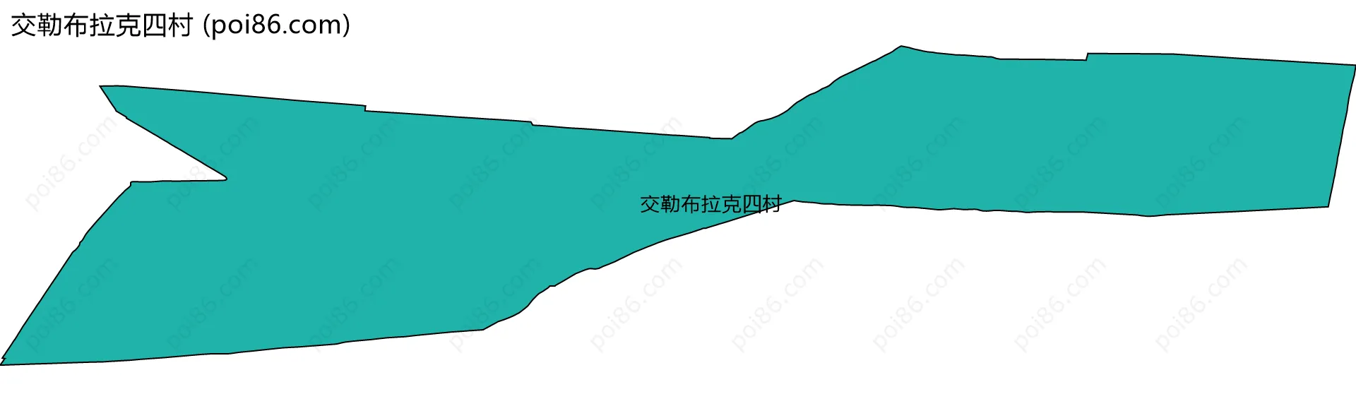 交勒布拉克四村边界地图
