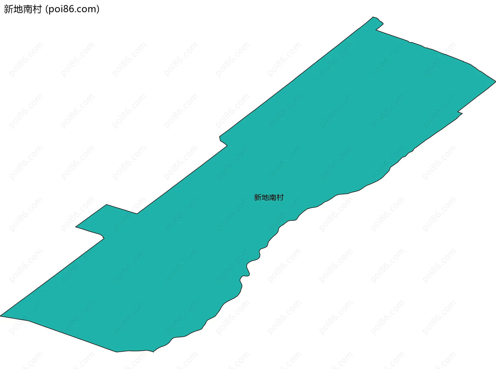 新地南村边界地图