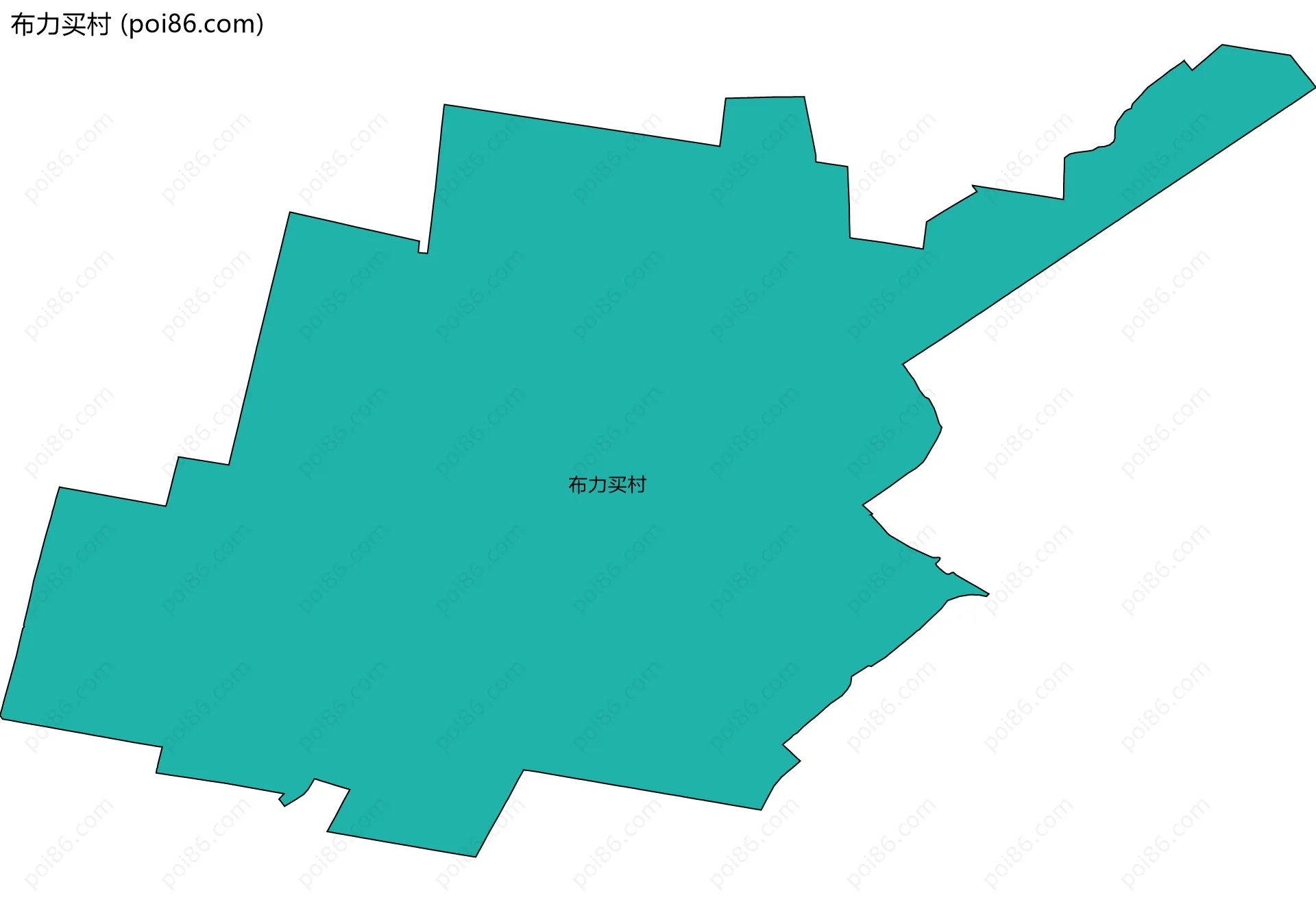 布力买村边界地图