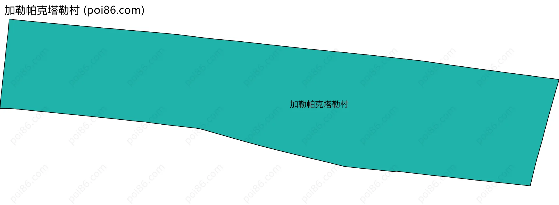 加勒帕克塔勒村边界地图