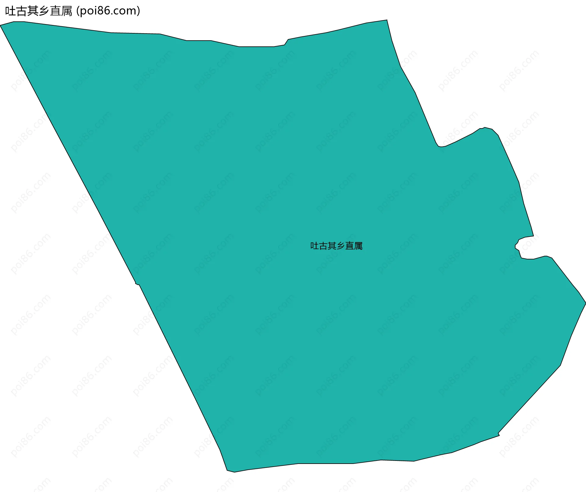 吐古其乡直属边界地图