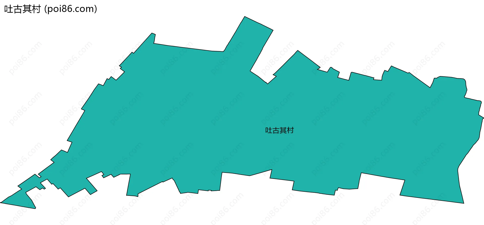 吐古其村边界地图