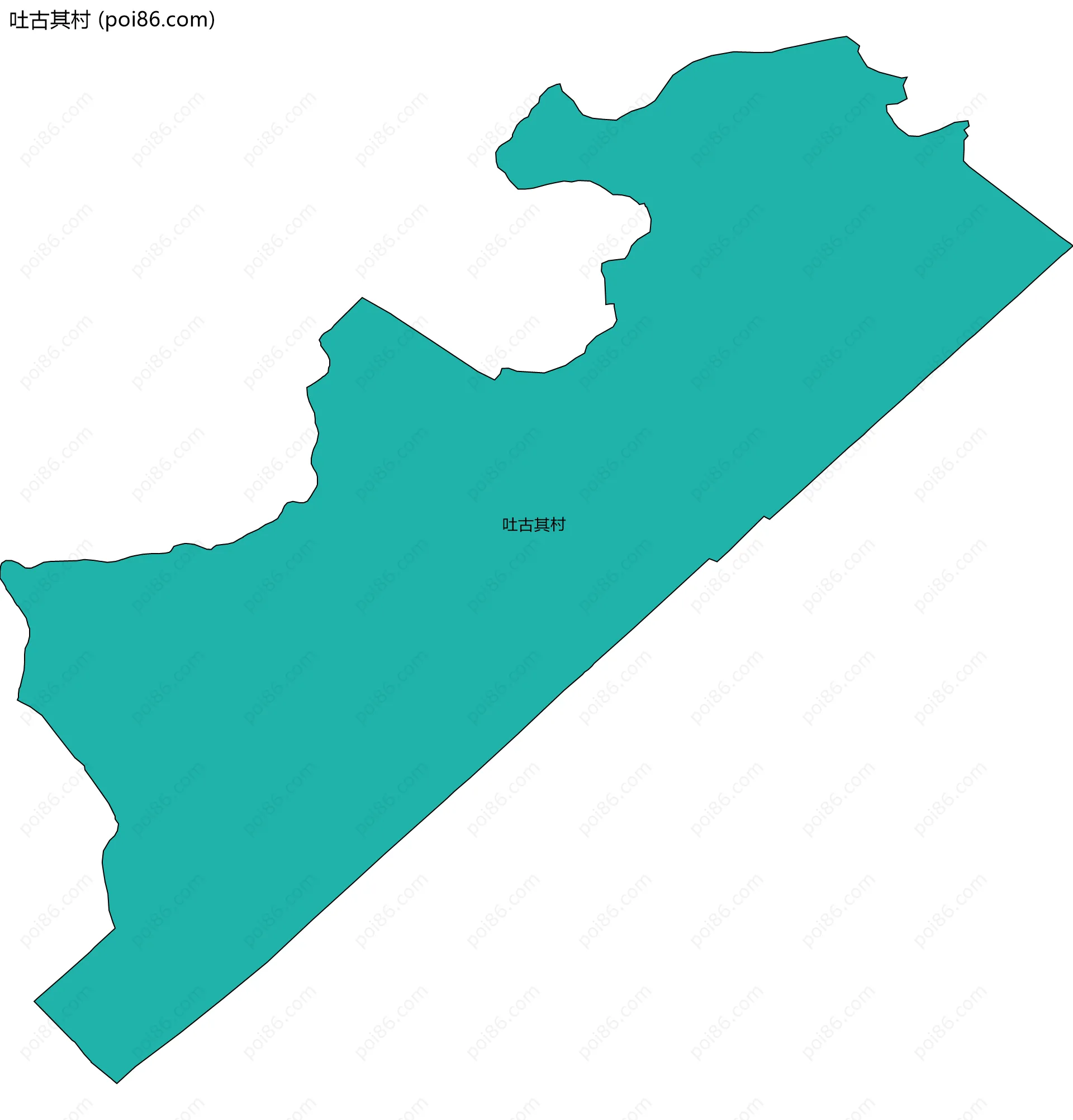 吐古其村边界地图